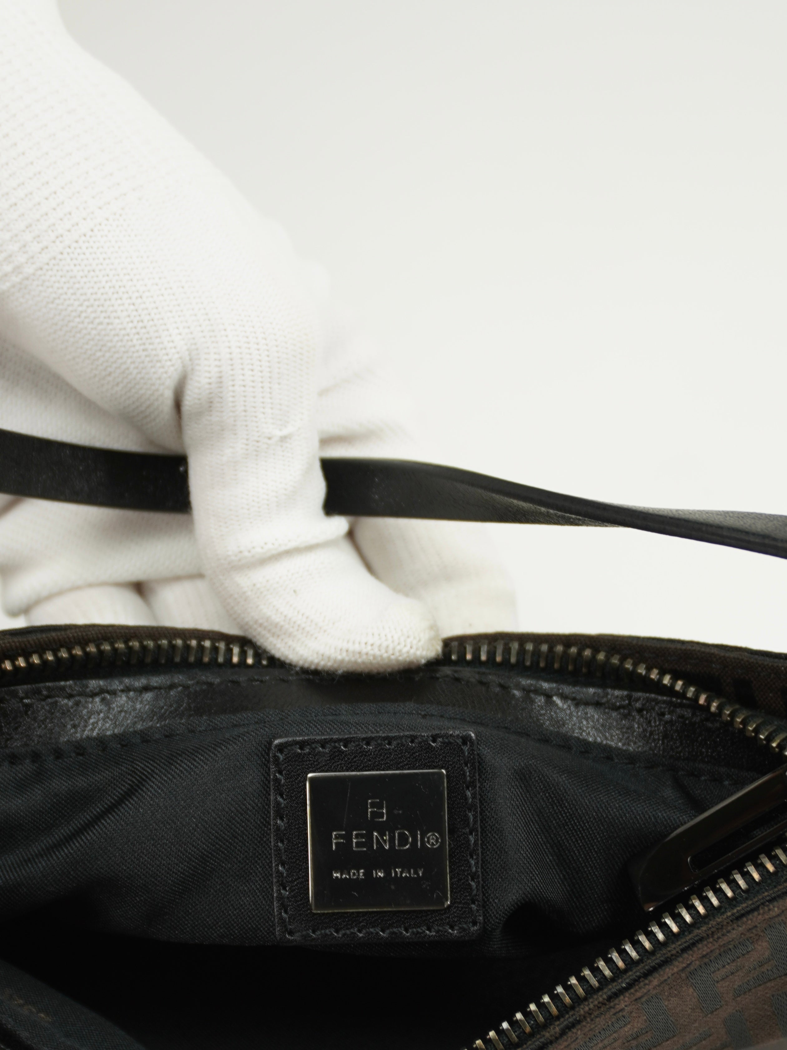 FENDI ZUCCA SHOULDER BAG