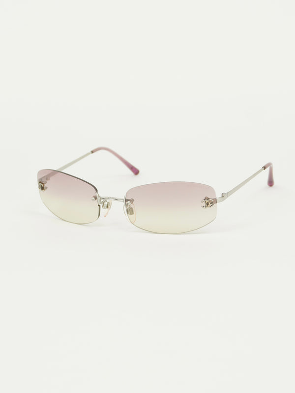 CHANEL RIMLESS SUNGLASSES