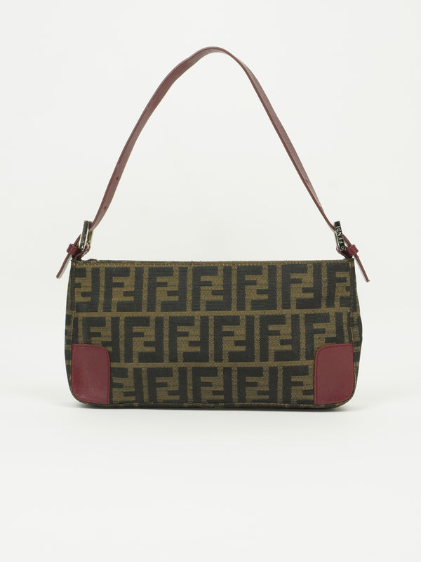 FENDI ZUCCA SHOULDER BAG
