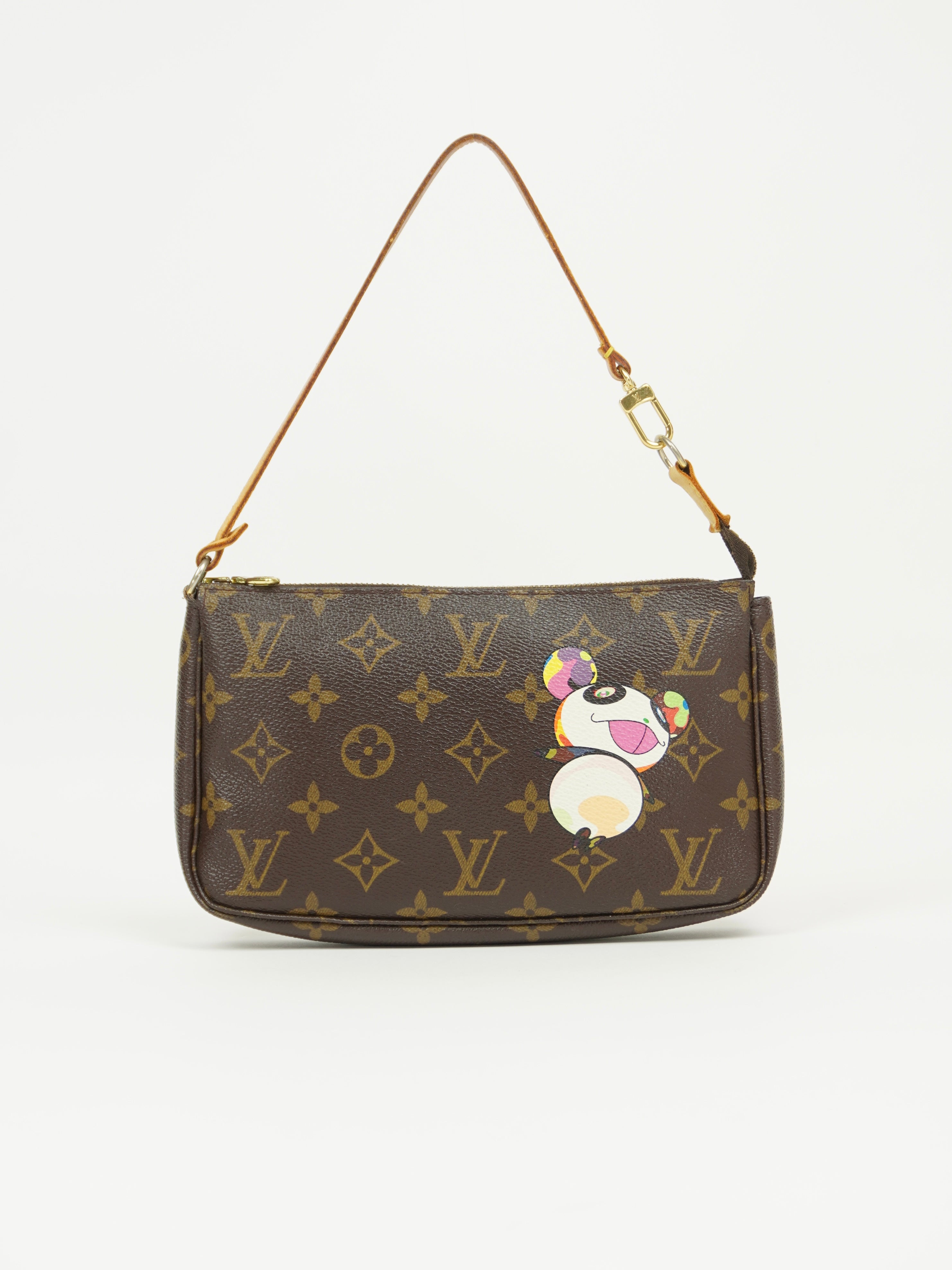 LOUIS VUITTON TAKASHI MURAKAMI PANDA POCHETTE BAG