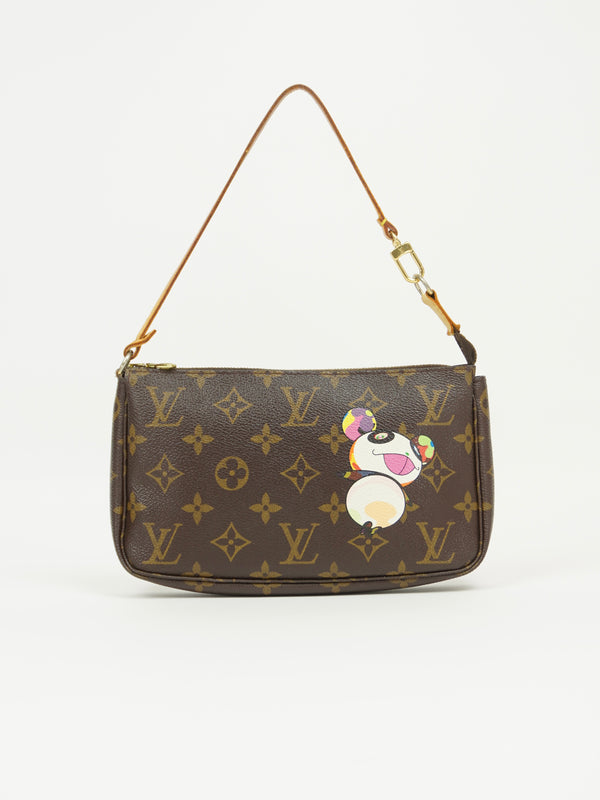 LOUIS VUITTON TAKASHI MURAKAMI PANDA POCHETTE BAG
