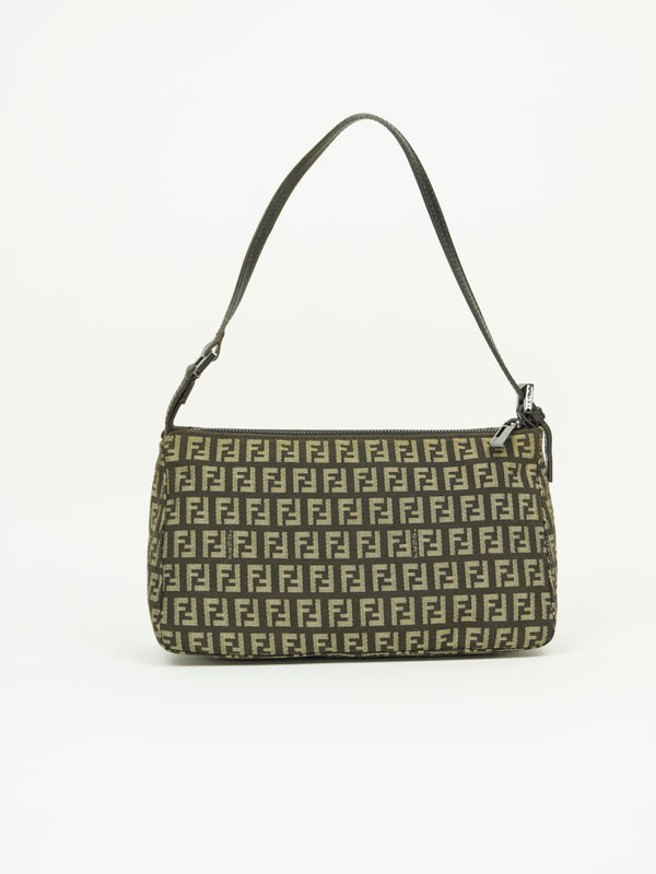 FENDI ZUCCA SHOULDER BAG