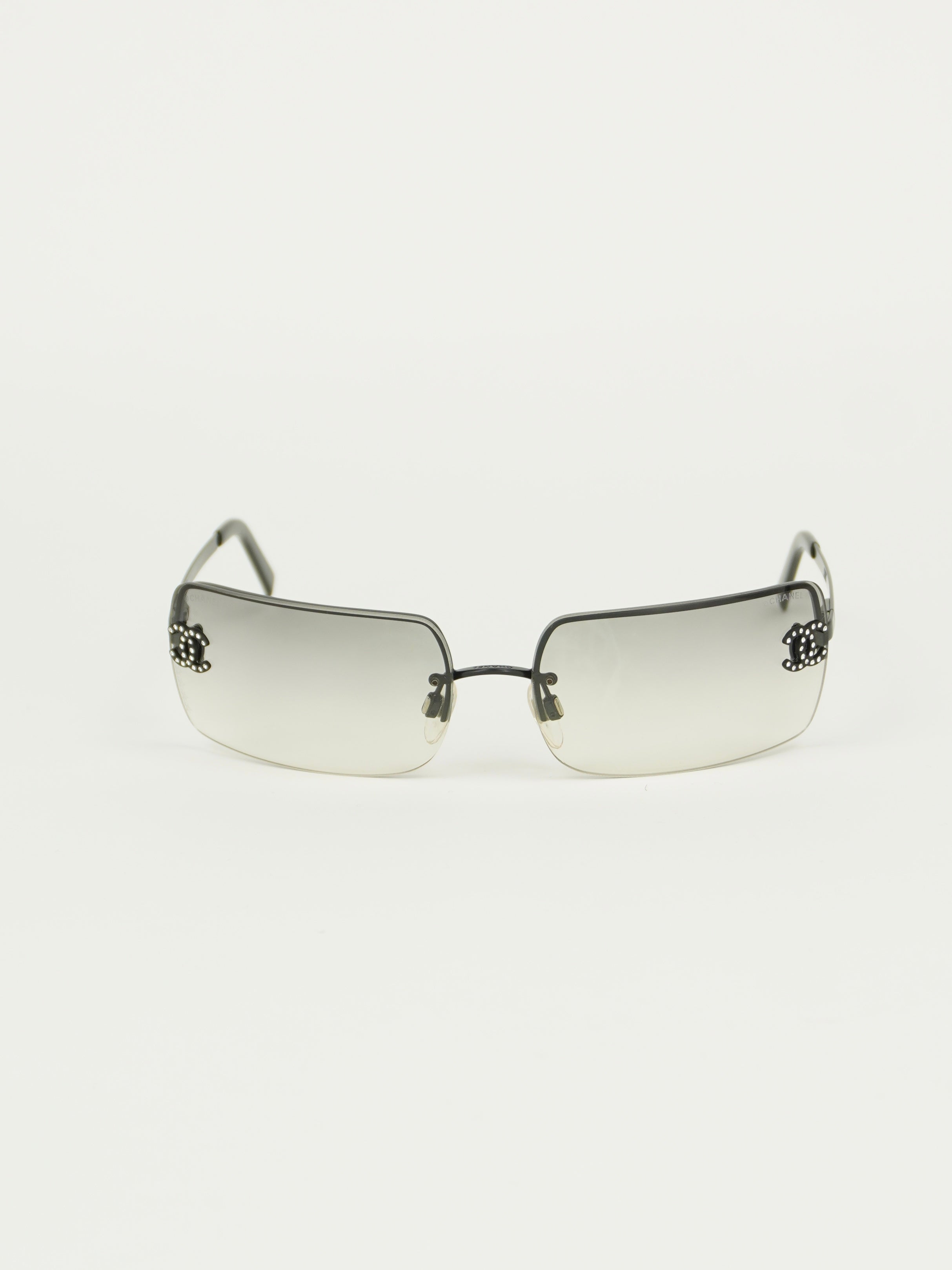 CHANEL RHINESTONE SUNGLASSES