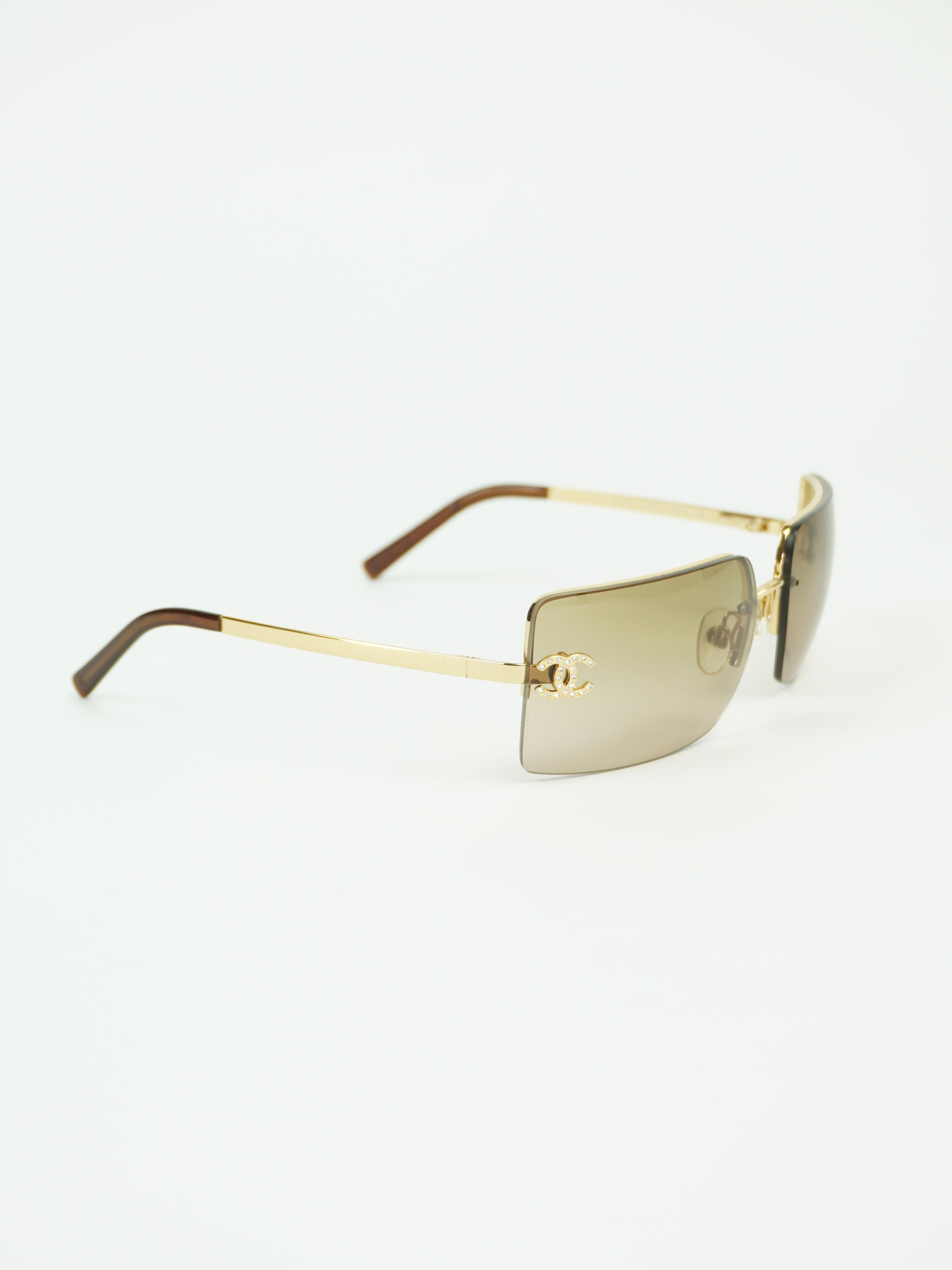 CHANEL RHINESTONE SUNGLASSES