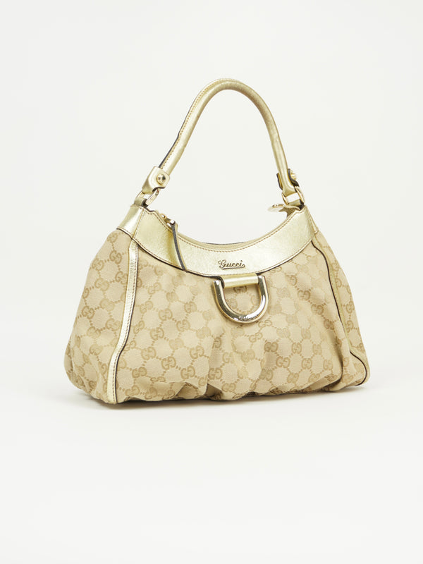 GUCCI MONOGRAM ABBEY BAG