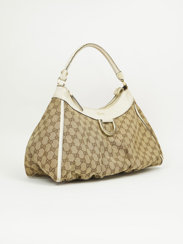 GUCCI MONOGRAM ABBEY BAG