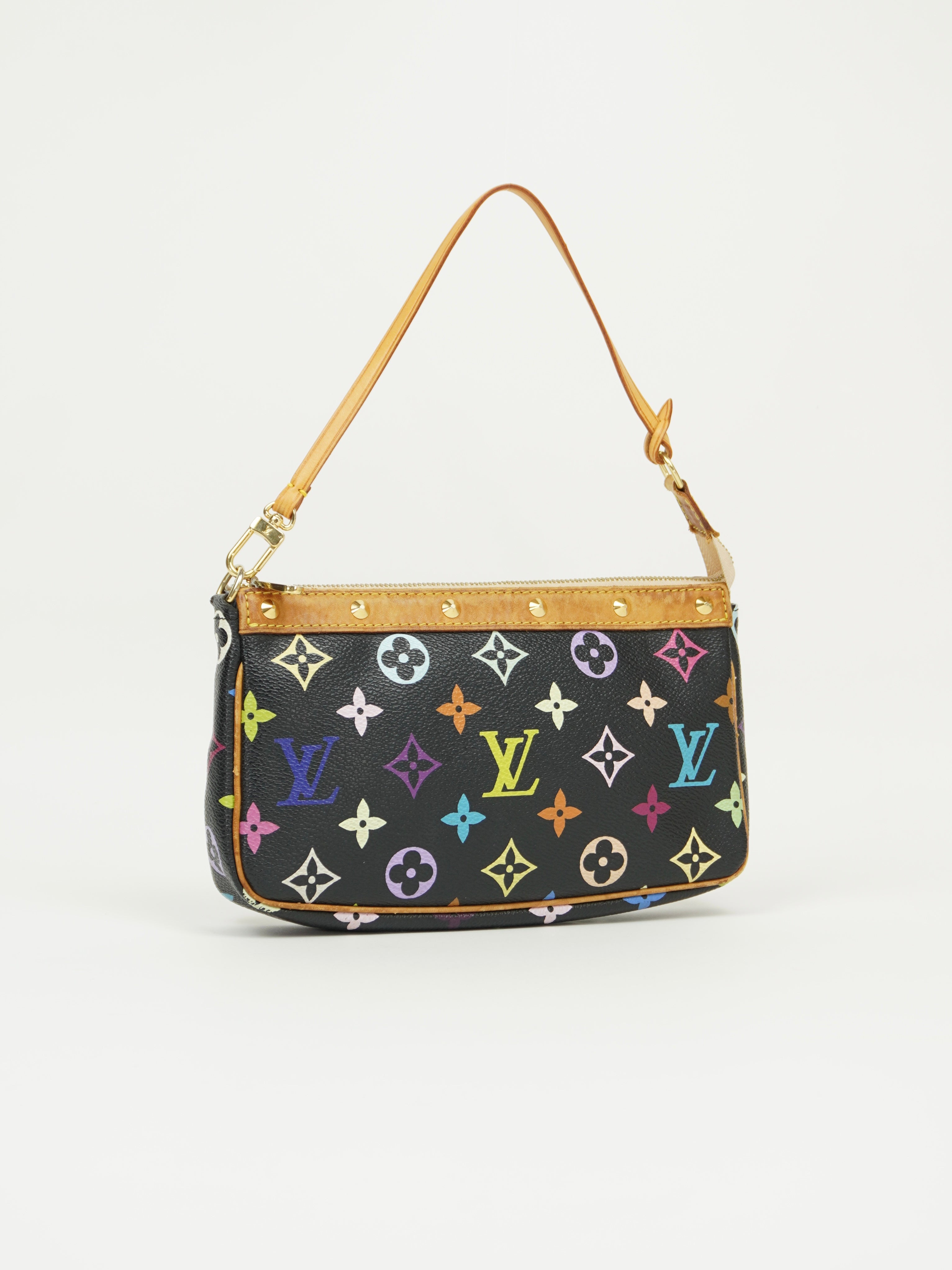 LOUIS VUITTON MULTICOLOR TAKASHI MURAKAMI POCHETTE BAG