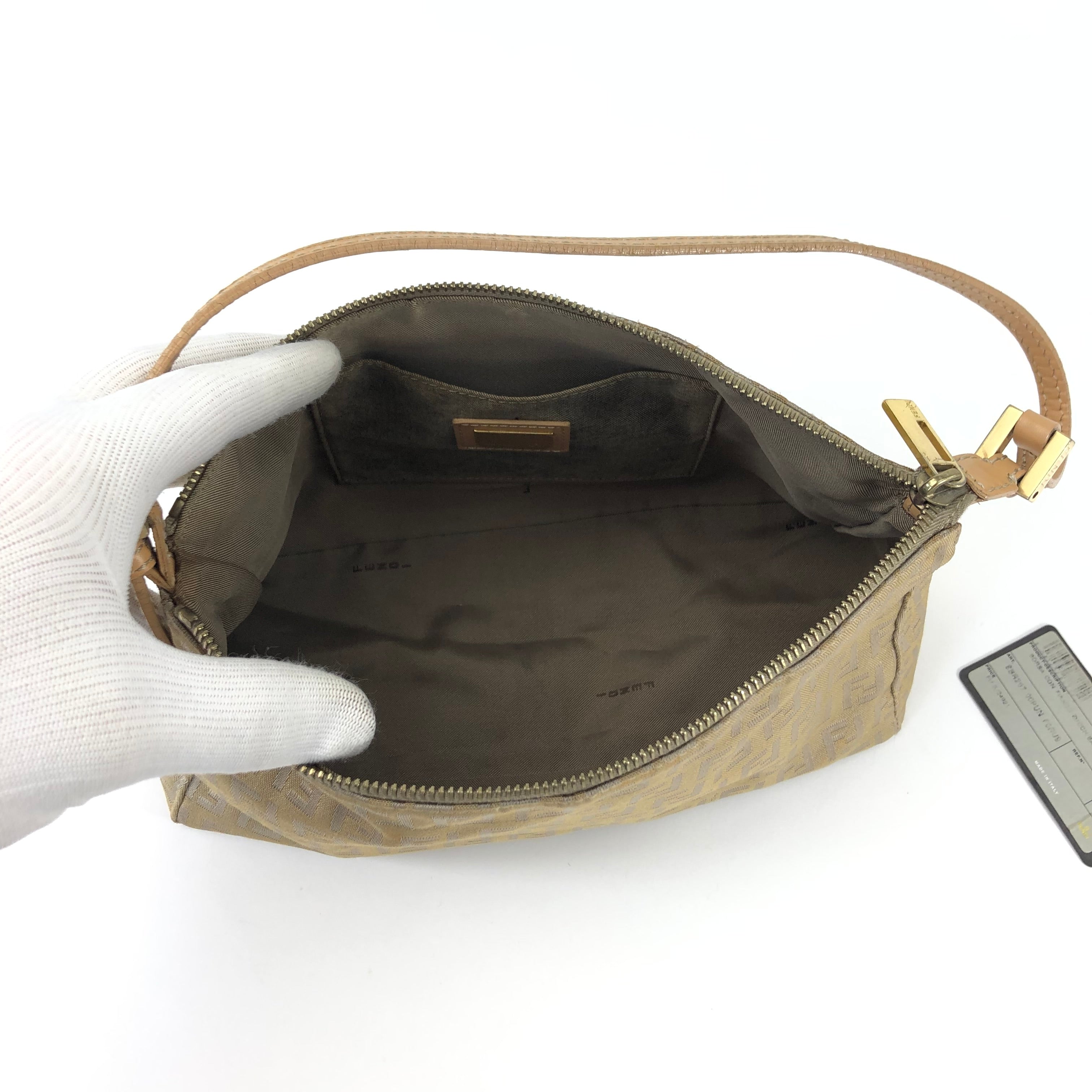 FENDI ZUCCA SHOULDER BAG