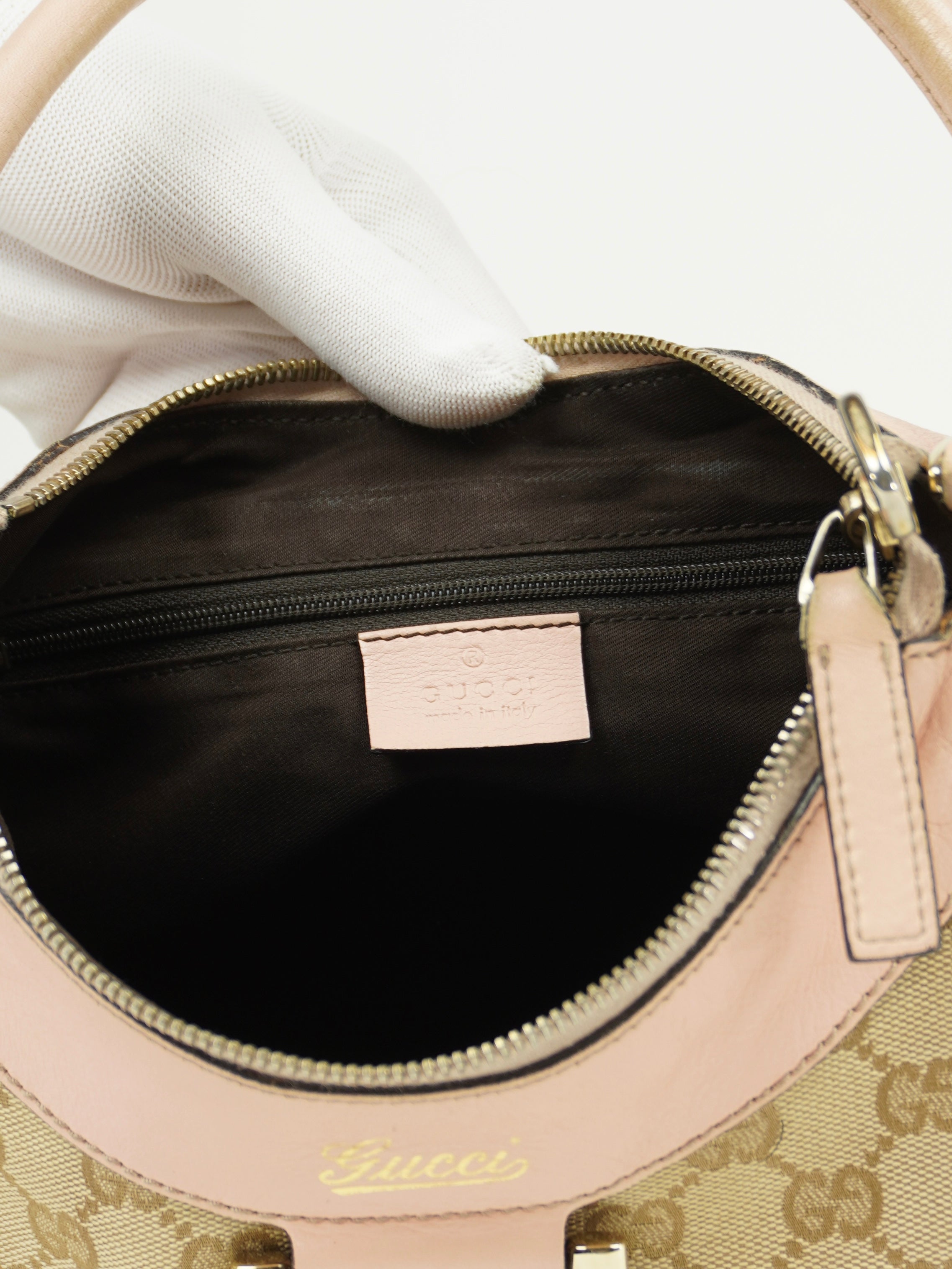 GUCCI MONOGRAM ABBEY BAG