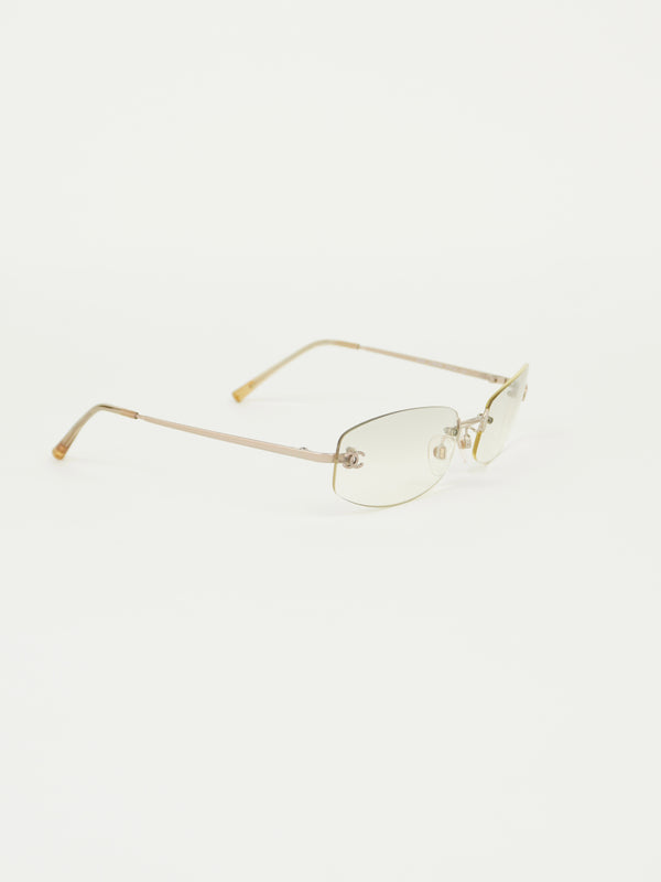 CHANEL RIMLESS SUNGLASSES