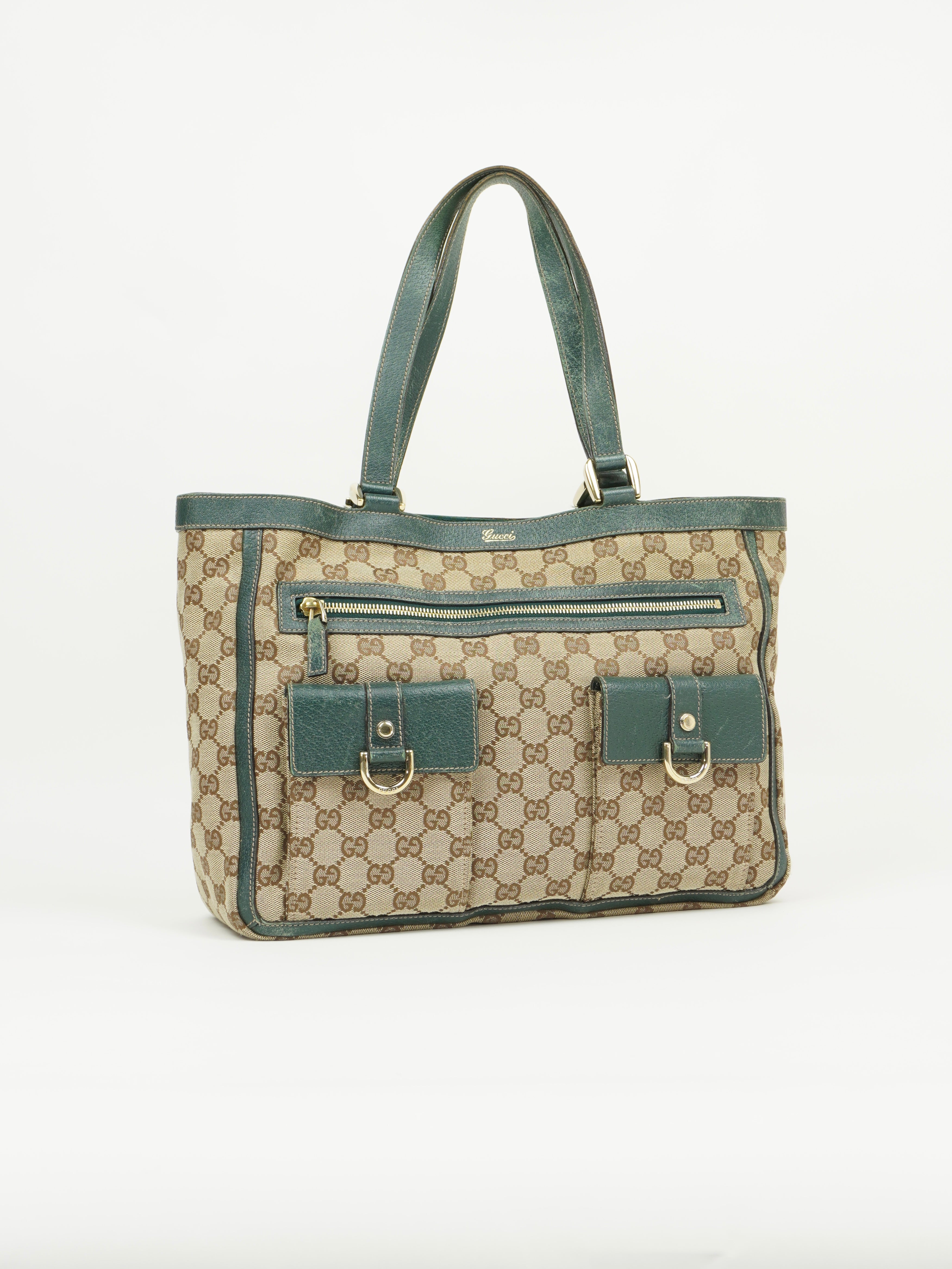 GUCCI MONOGRAM SHOULDER BAG