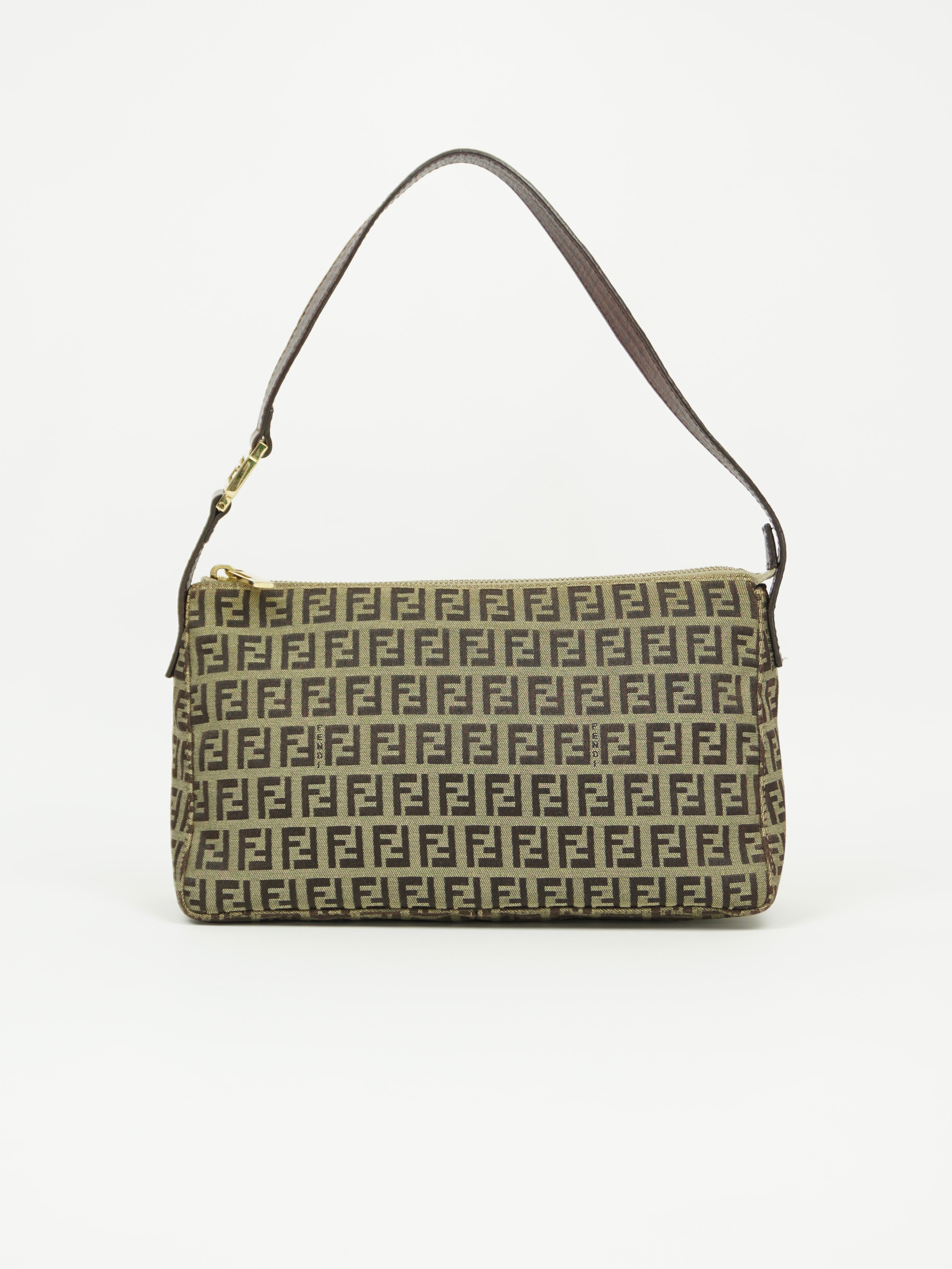 FENDI ZUCCA SHOULDER BAG