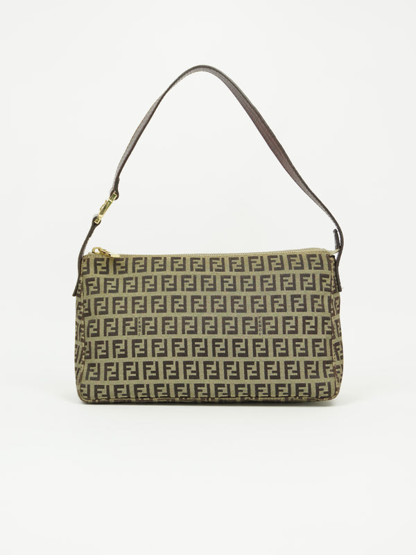 FENDI ZUCCA SHOULDER BAG