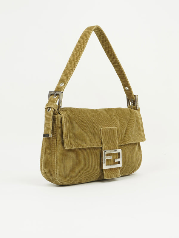 FENDI CORDUROY BAGUETTE