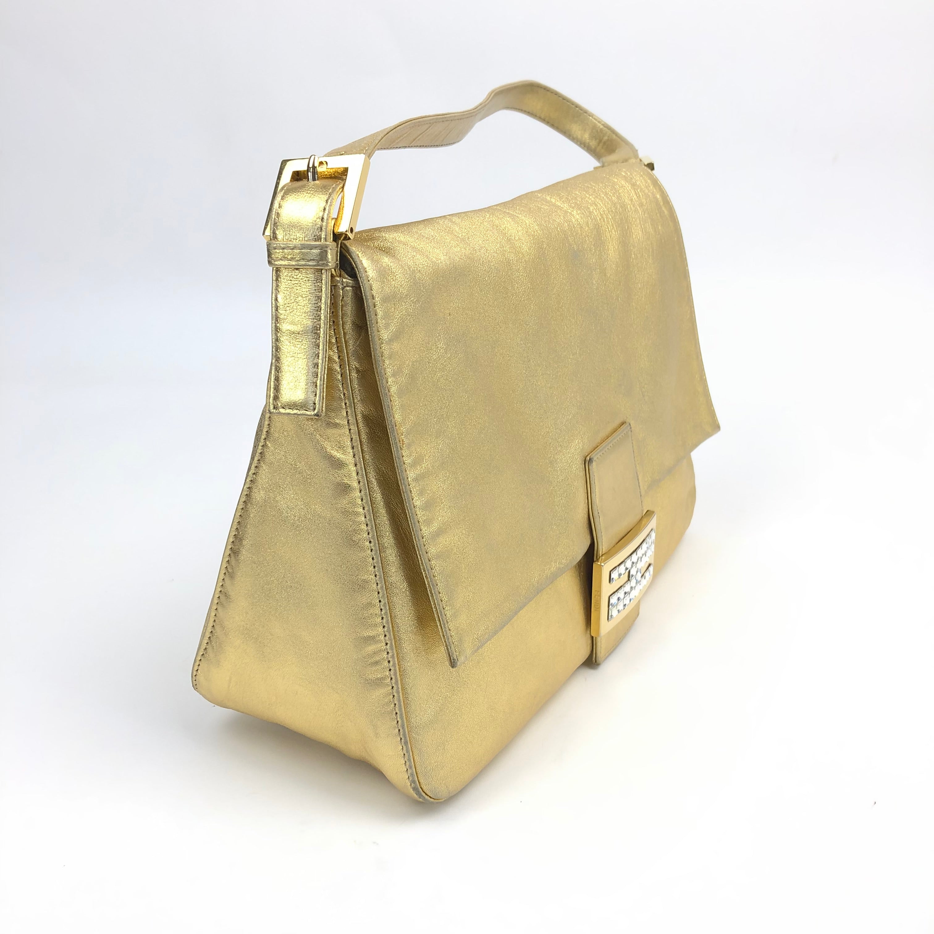 FENDI GOLD MAMA BAGUETTE