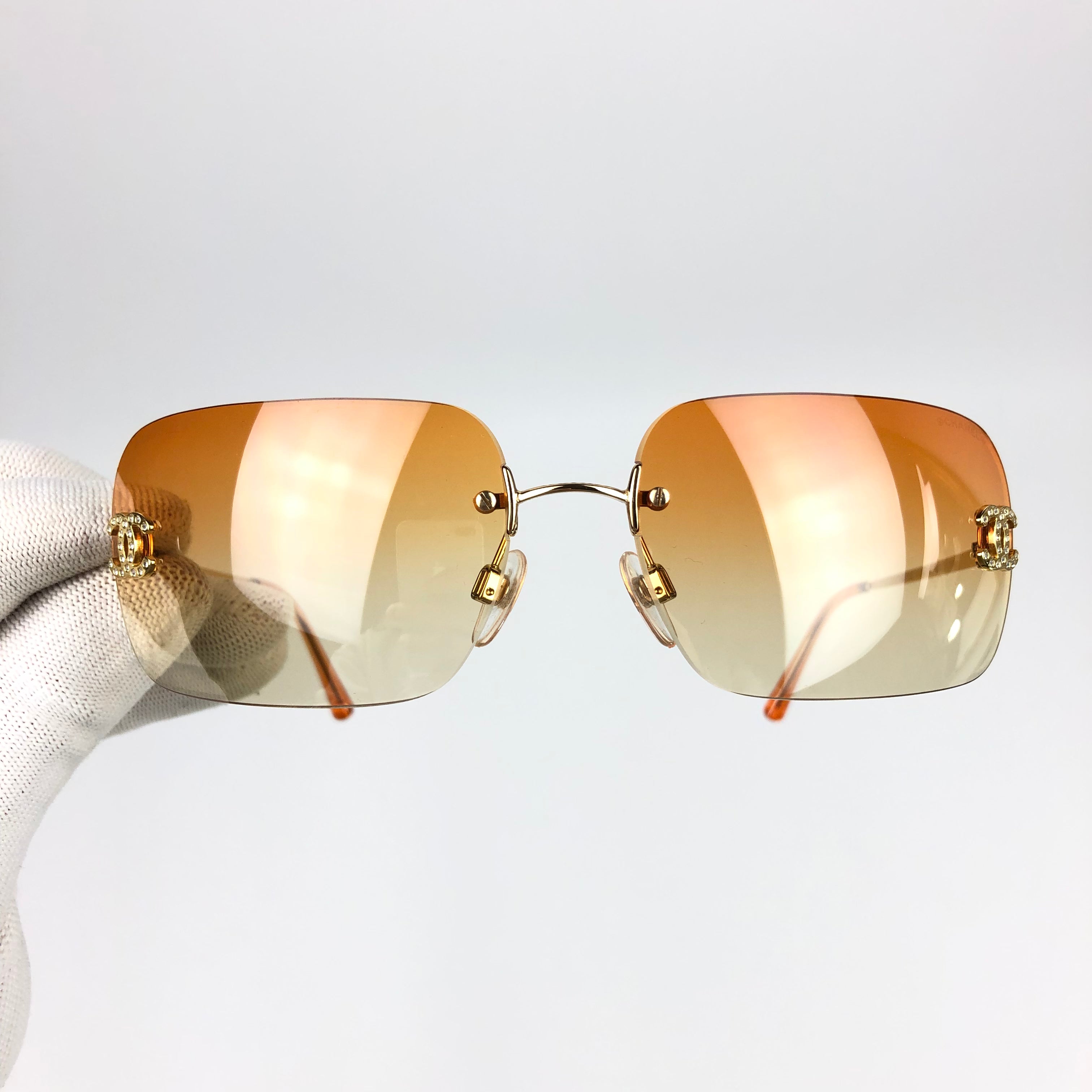 CHANEL RIMLESS SUNGLASSES