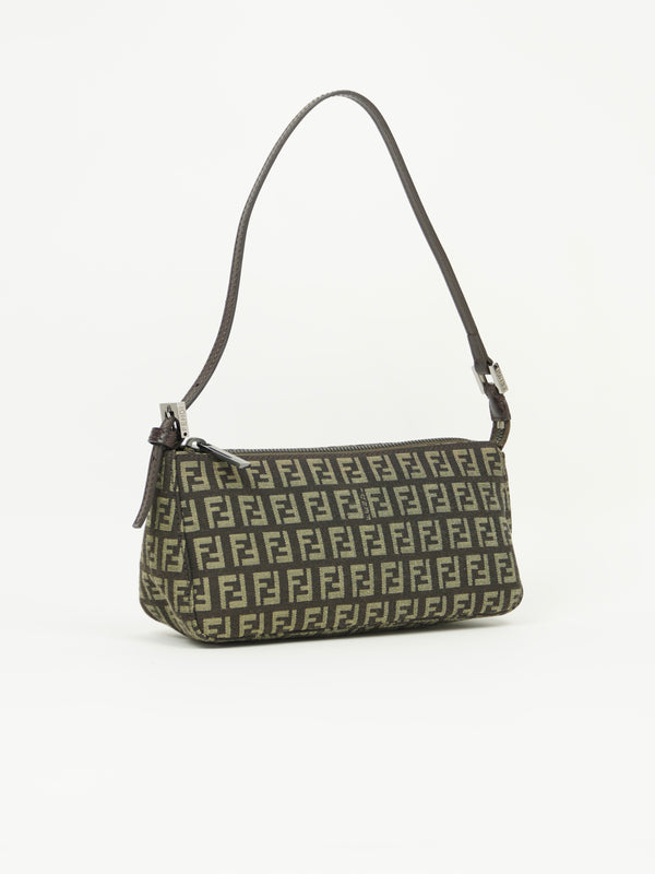 FENDI ZUCCA SHOULDER BAG