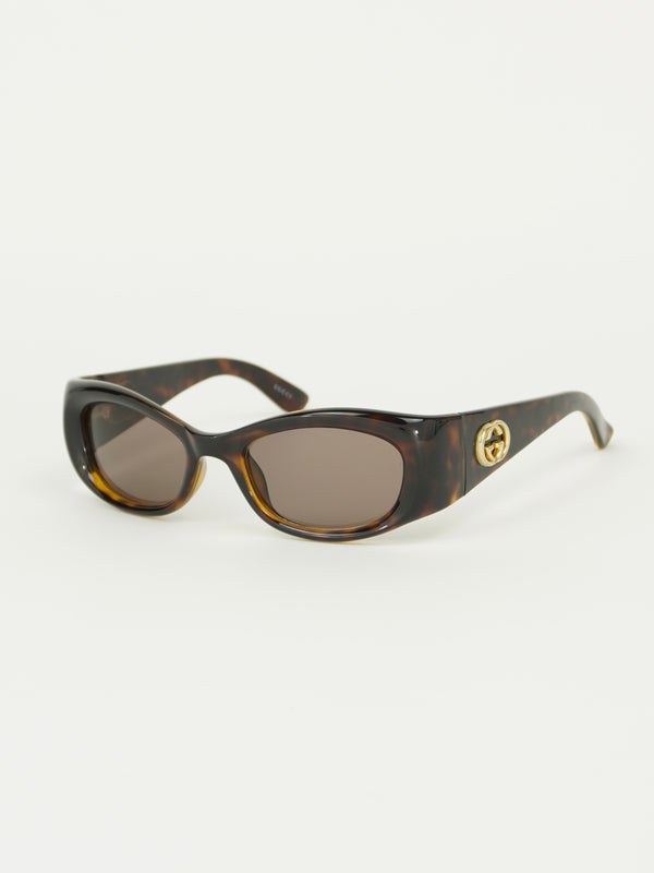 GUCCI TORTOISE SHELL SUNGLASSES