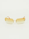 CHANEL RIMLESS RHINESTONE SUNGLASSES