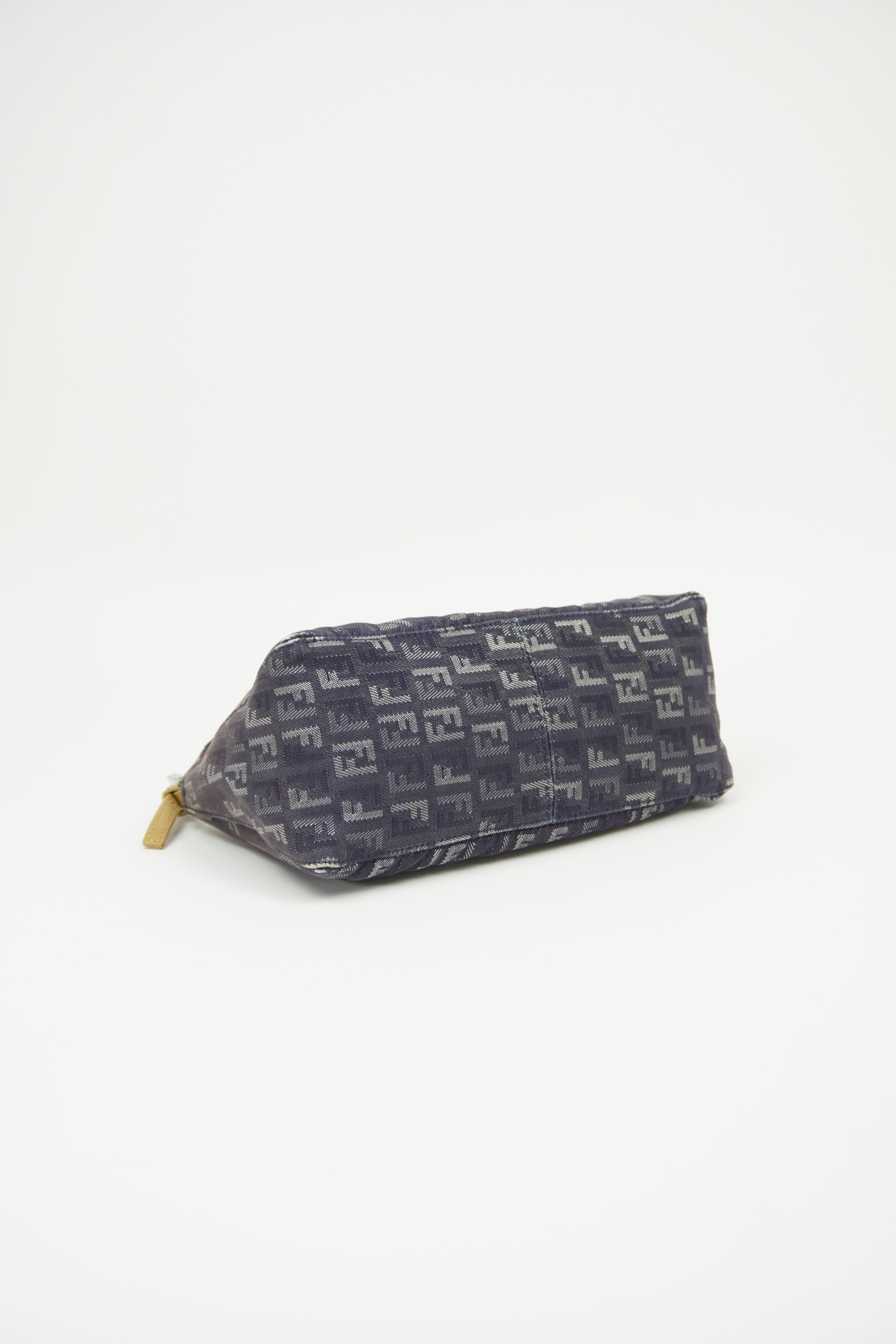 FENDI DENIM ZUCCA SHOULDER BAG