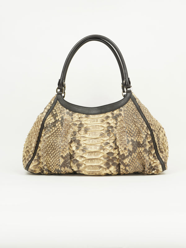 GUCCI SNAKESKIN ABBEY BAG