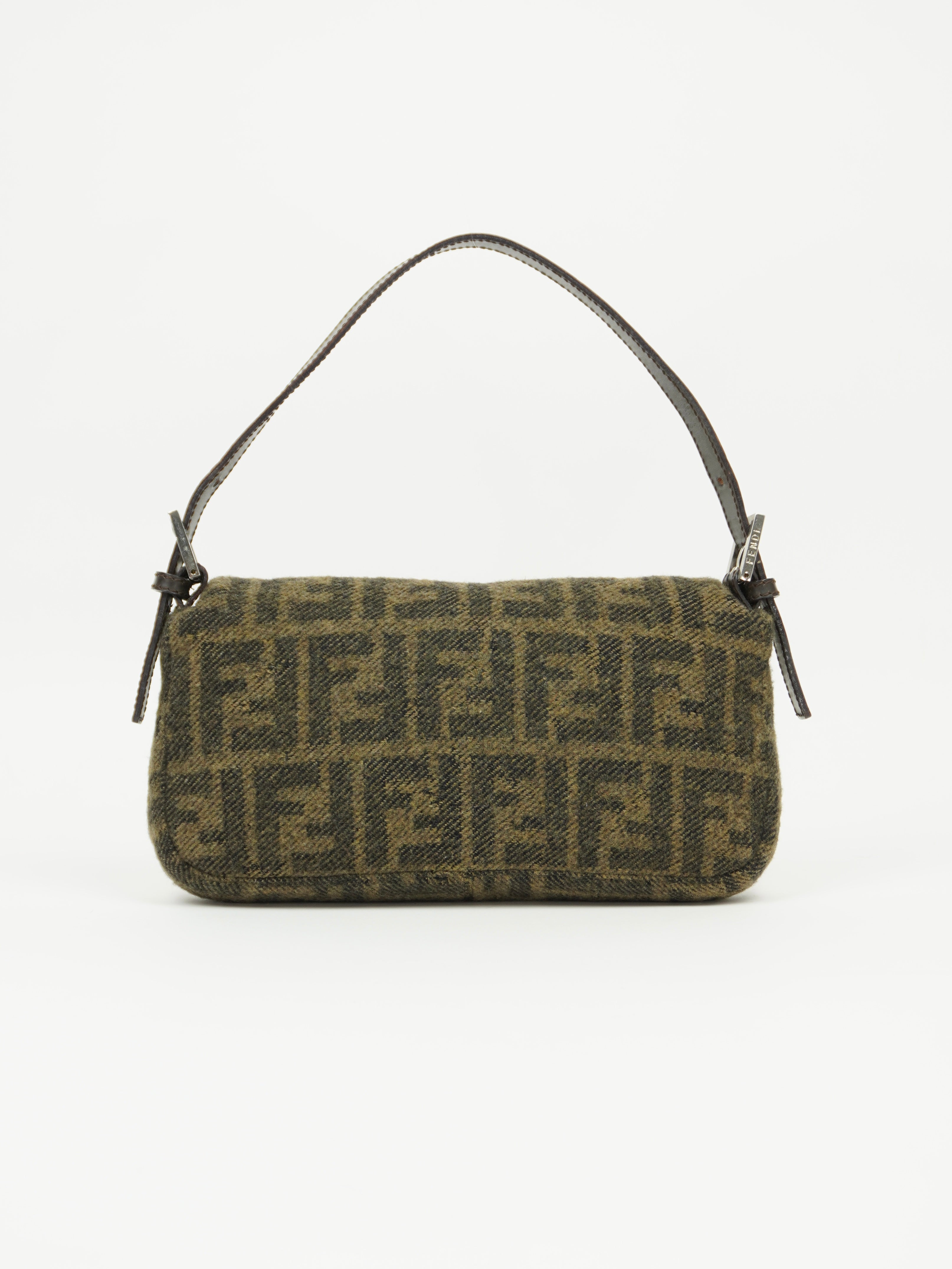 FENDI CASHMERE WOOL BAGUETTE