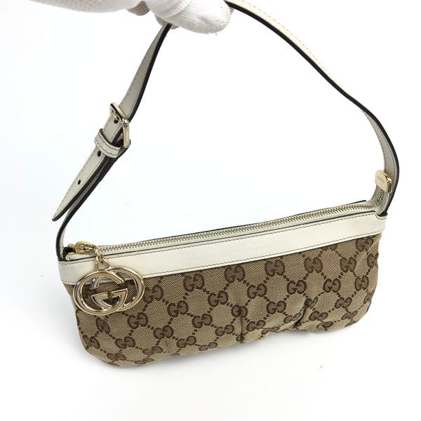 GUCCI MONOGRAM SHOULDER BAG