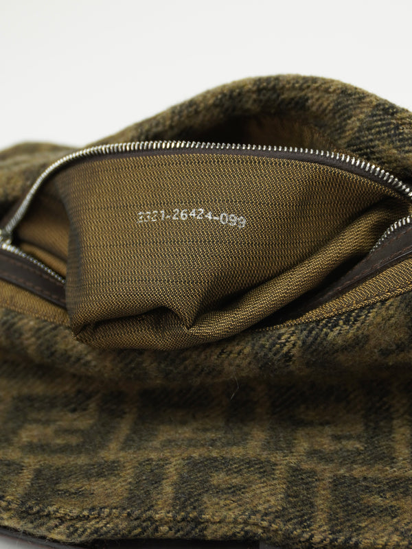 FENDI CASHMERE WOOL BAGUETTE
