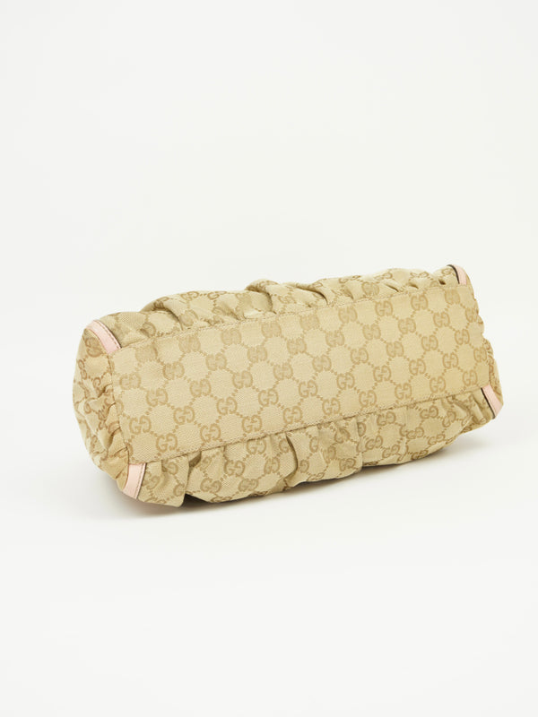 GUCCI MONOGRAM ABBEY BAG