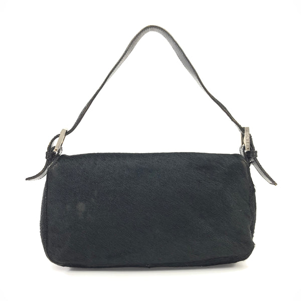 FENDI CALF HAIR BAGUETTE BAG