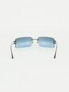 CHANEL RIMLESS RHINESTONE SUNGLASSES