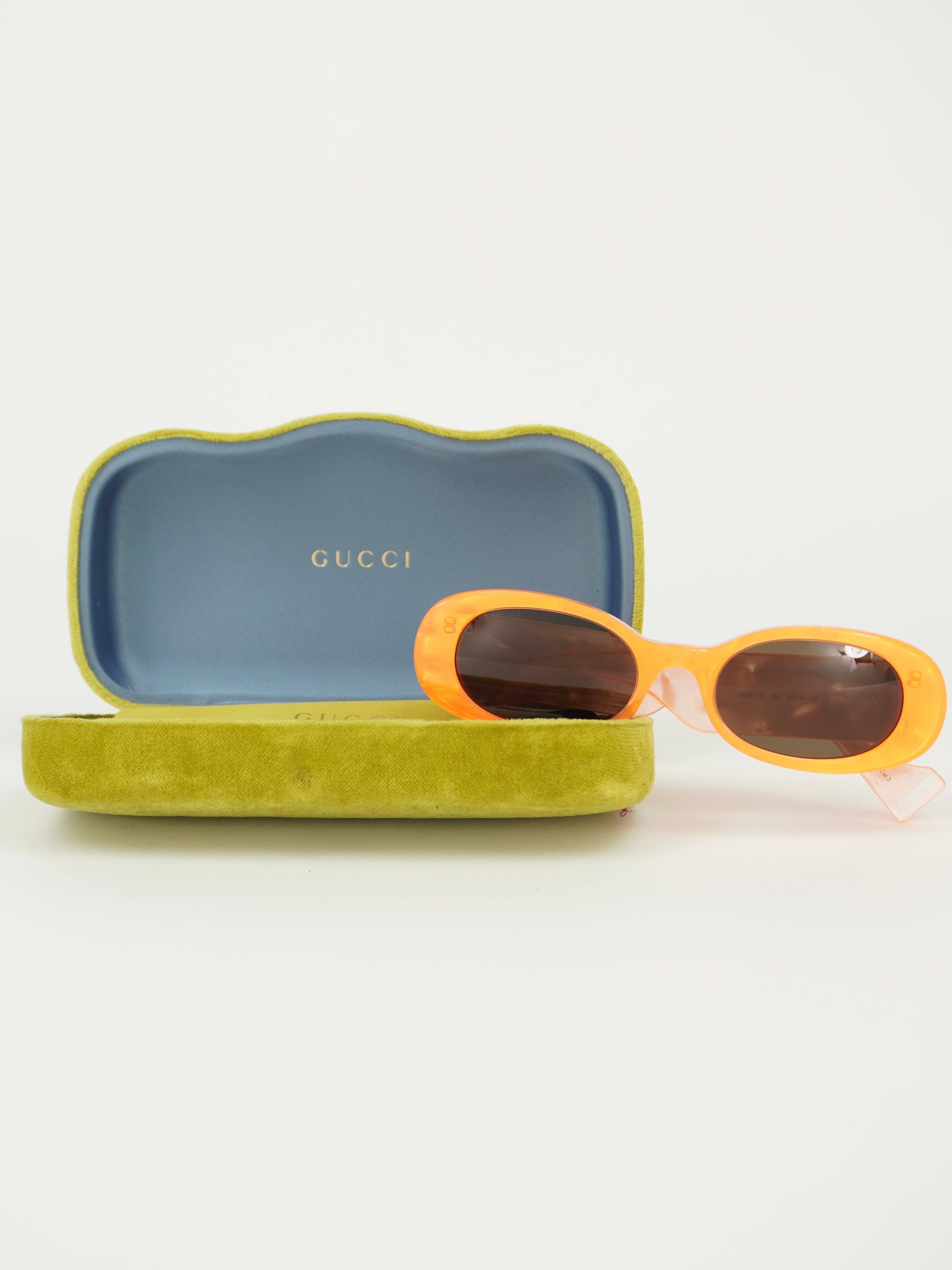 GUCCI ORANGE SUNGLASSES