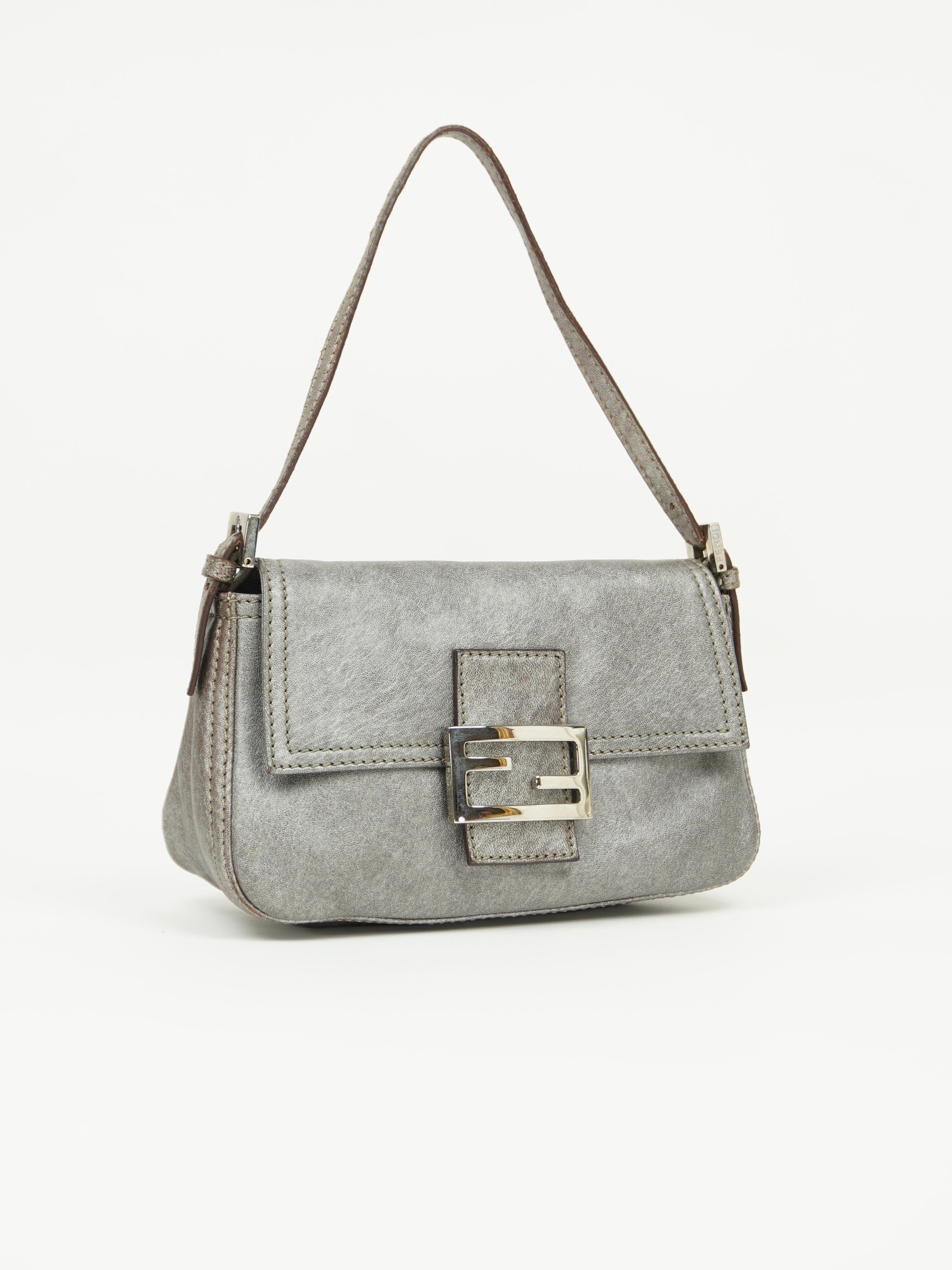 FENDI LEATHER BAGUETTE