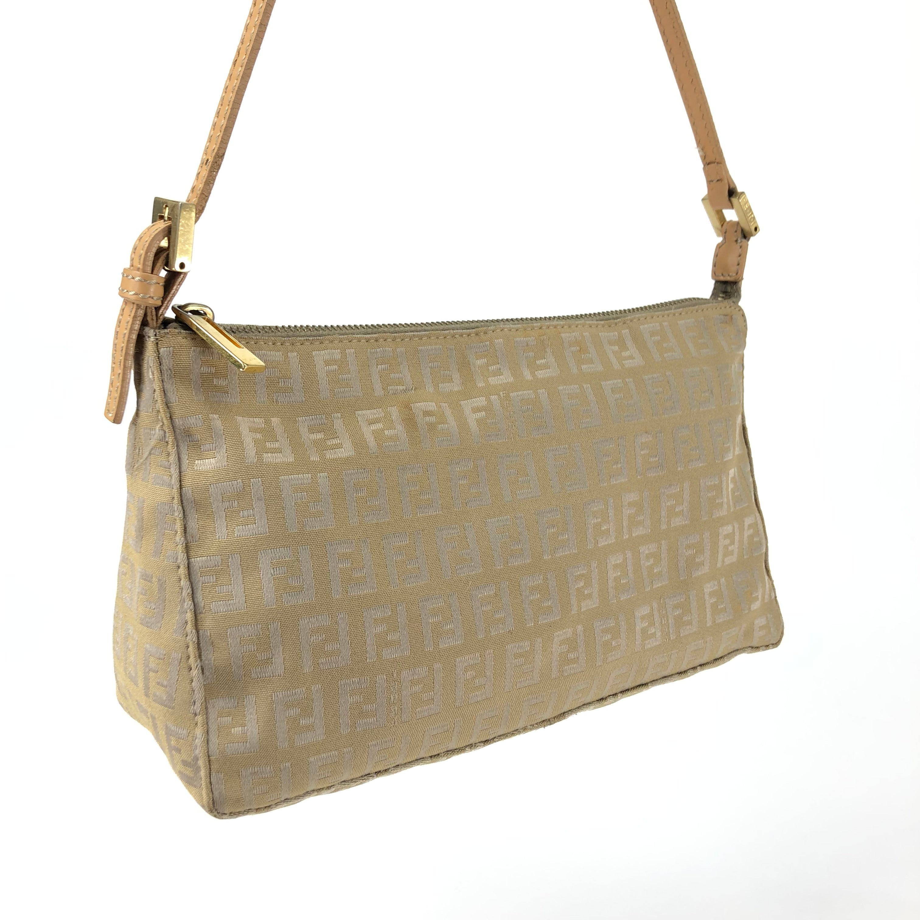 FENDI ZUCCA SHOULDER BAG