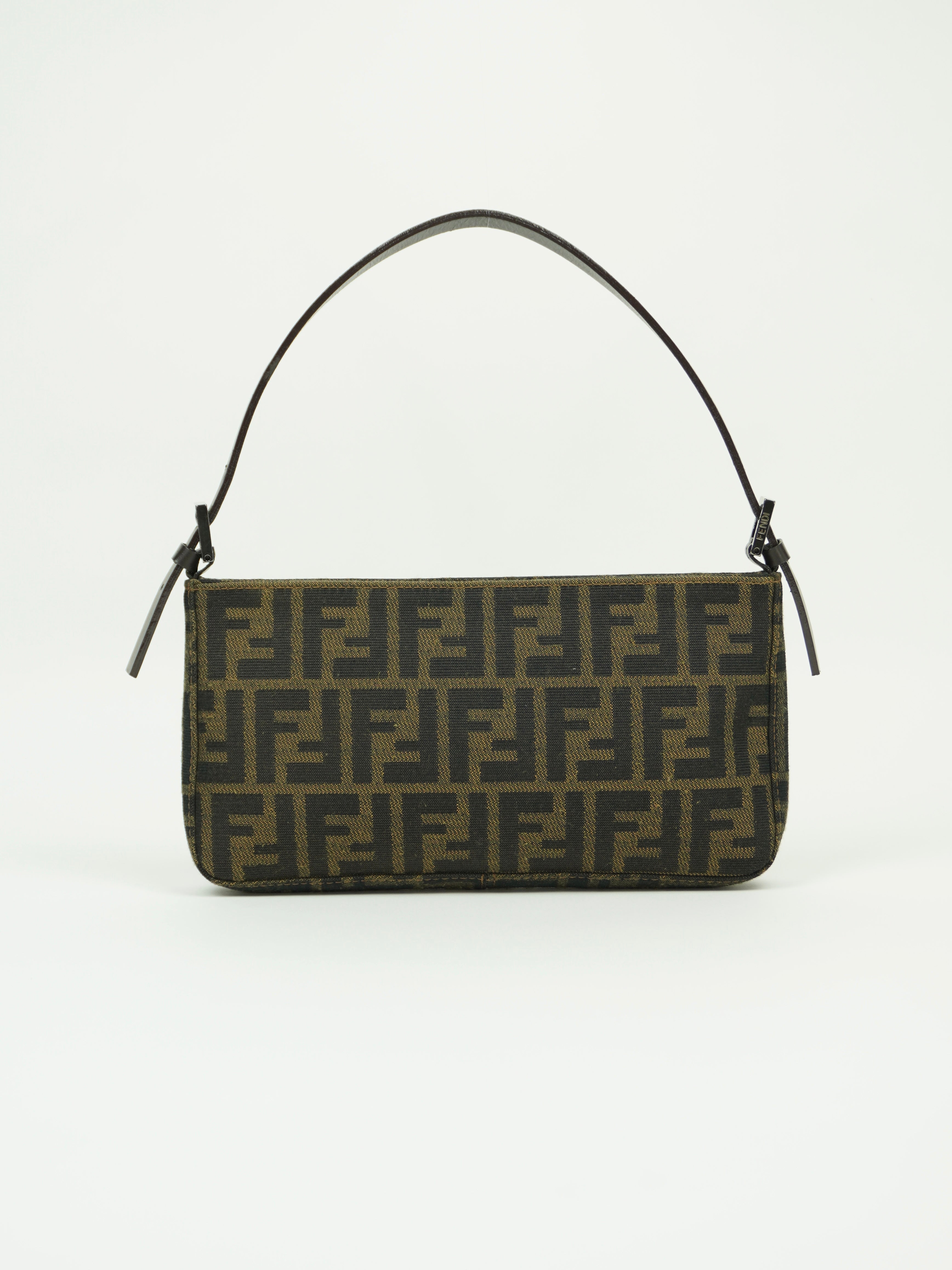 FENDI ZUCCA SHOULDER BAG