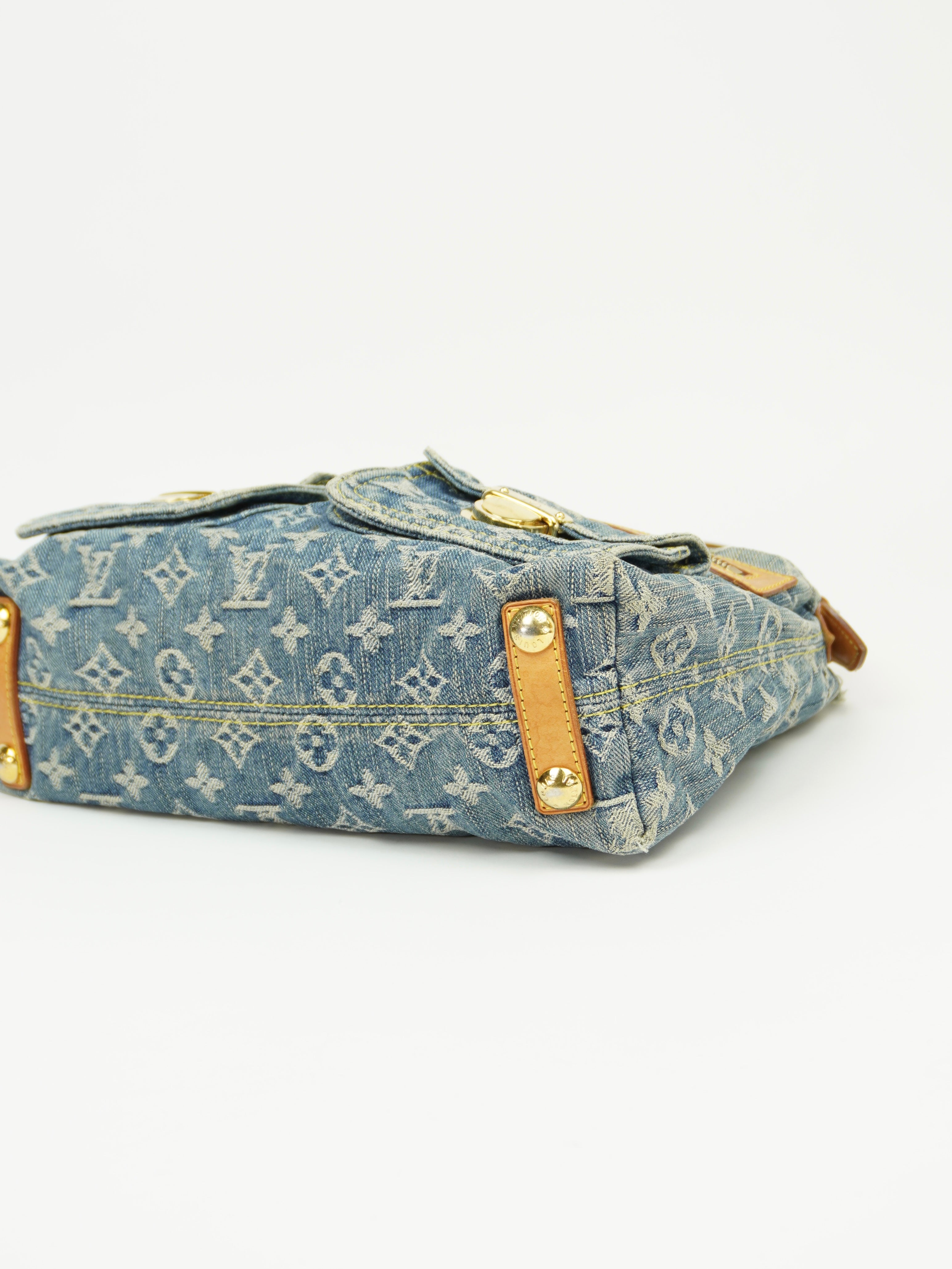 LOUIS VUITTON BAGGY PM DENIM SHOULDER BAG