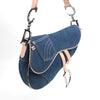 CHRISTIAN DIOR DENIM SADDLE BAG