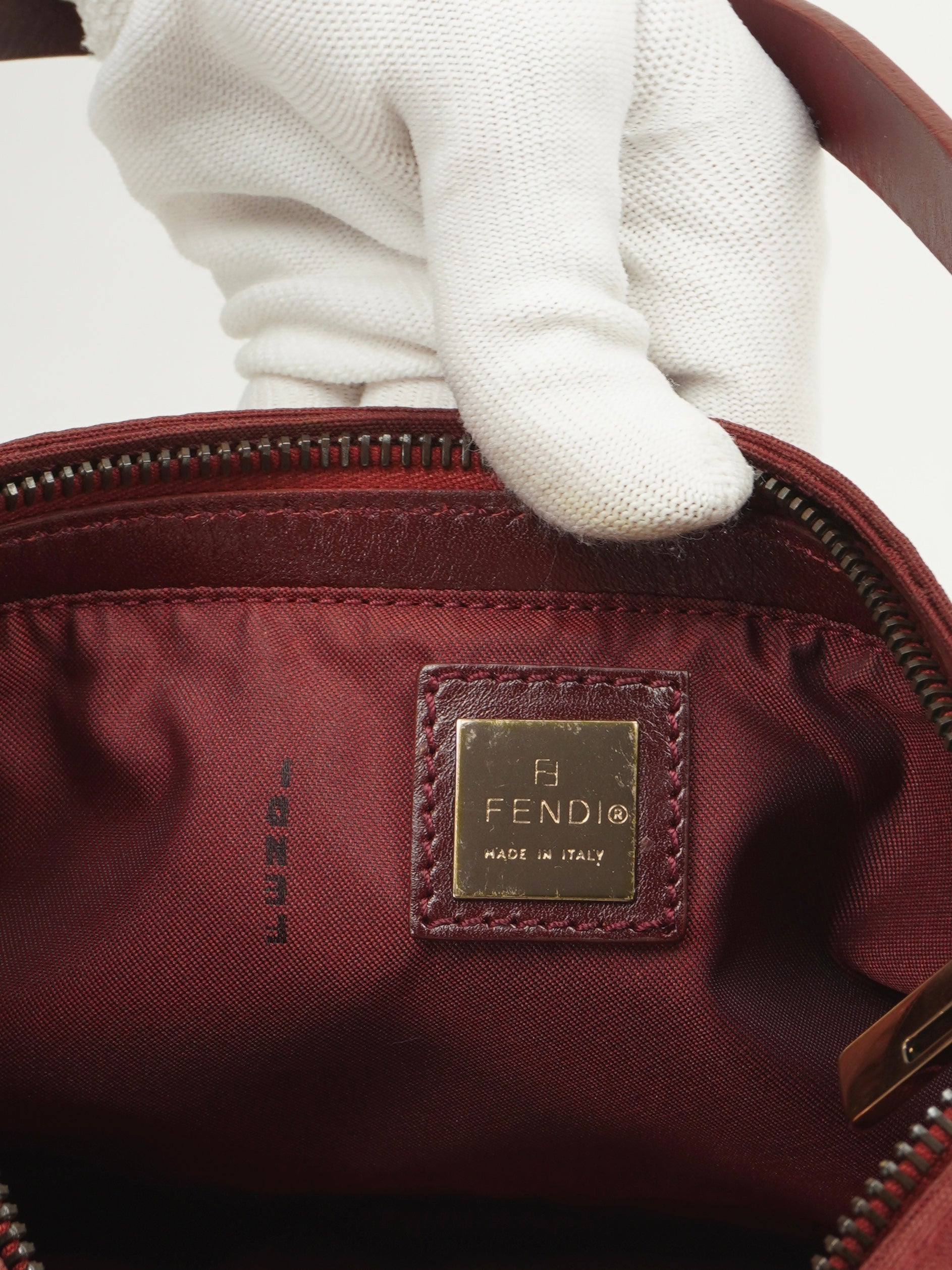 FENDI ZUCCA SHOULDER BAG