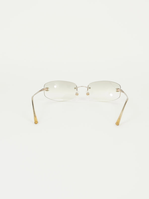 CHANEL RIMLESS SUNGLASSES