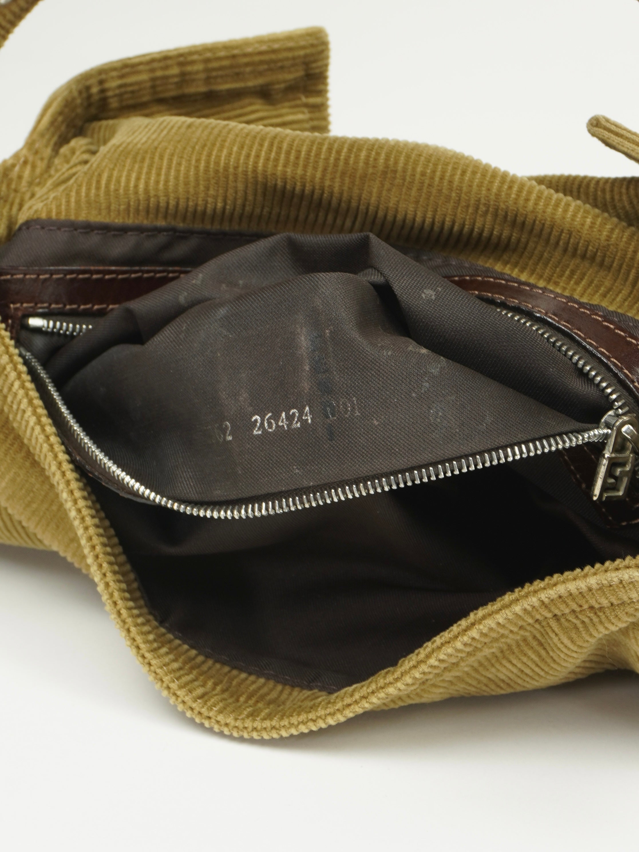 FENDI CORDUROY BAGUETTE