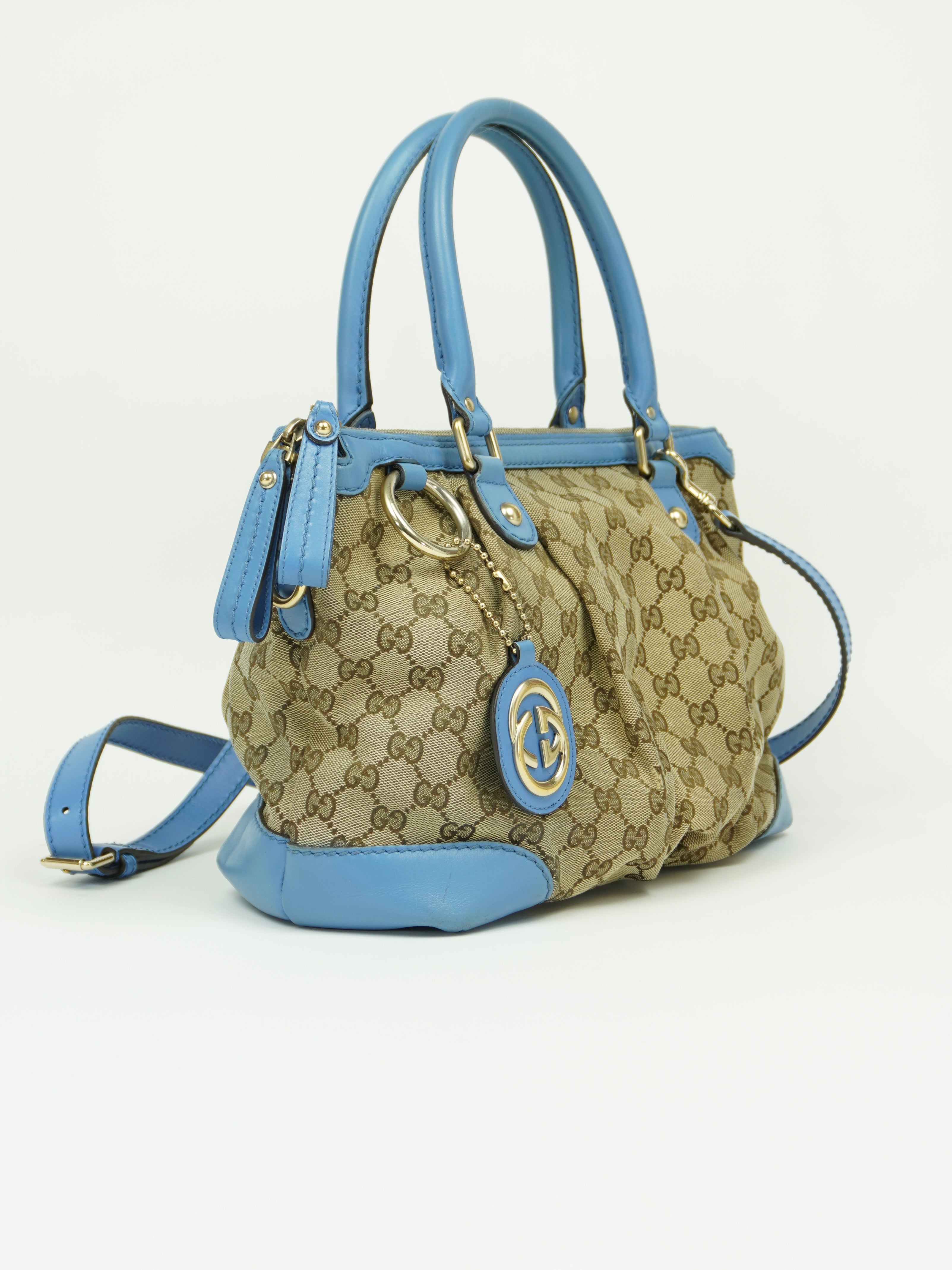 GUCCI MONOGRAM SUKEY TWO WAY BAG