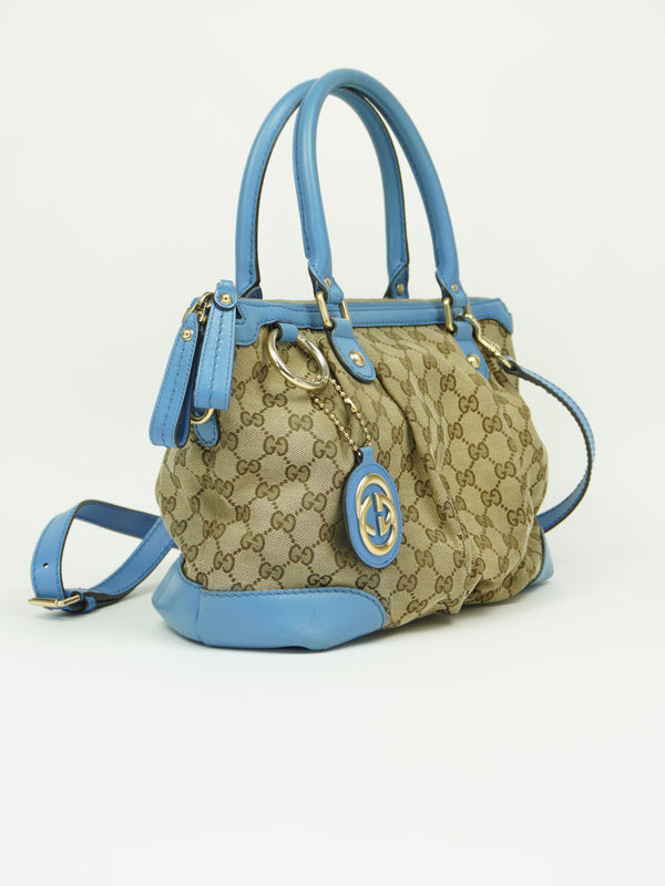 GUCCI MONOGRAM SUKEY TWO WAY BAG