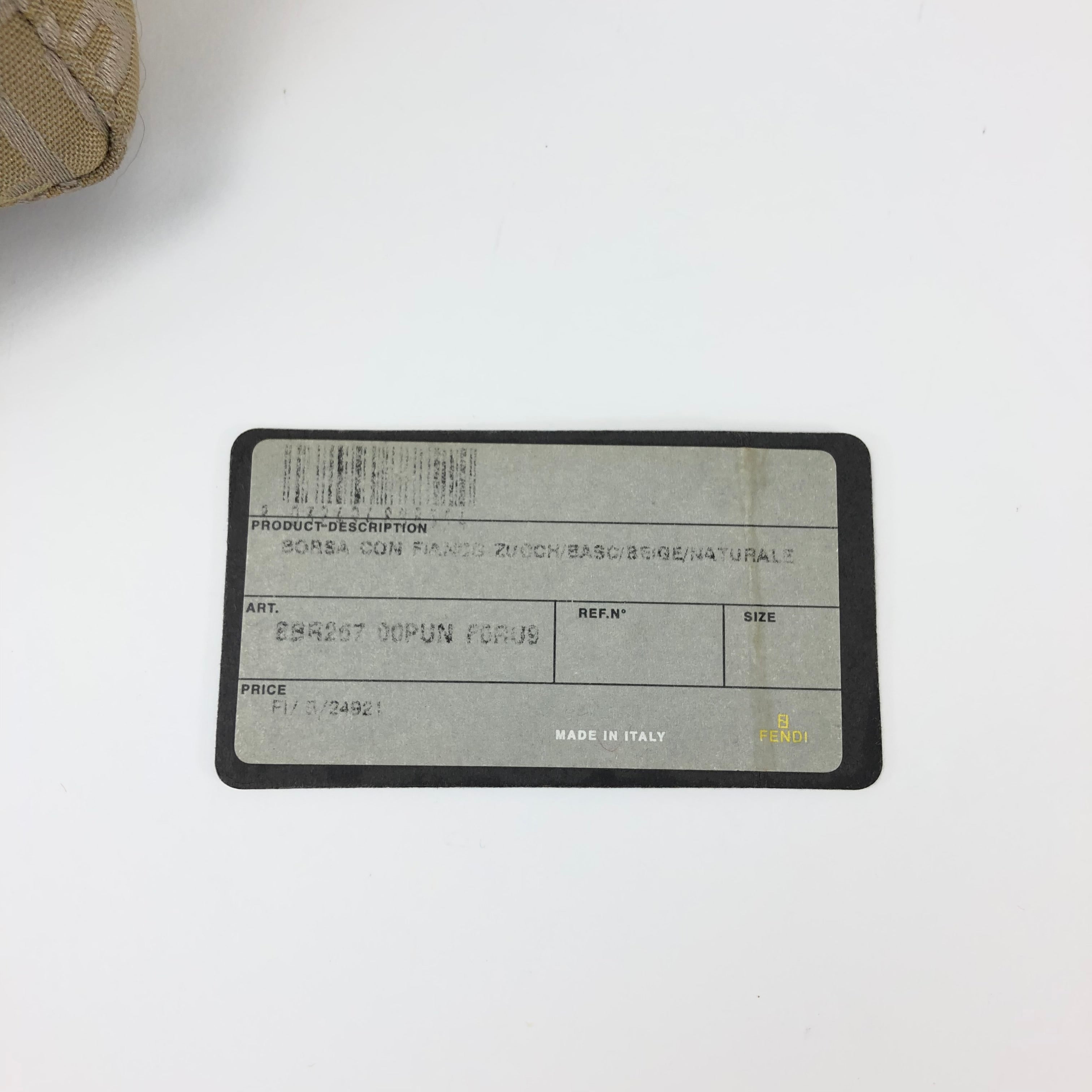 FENDI ZUCCA SHOULDER BAG