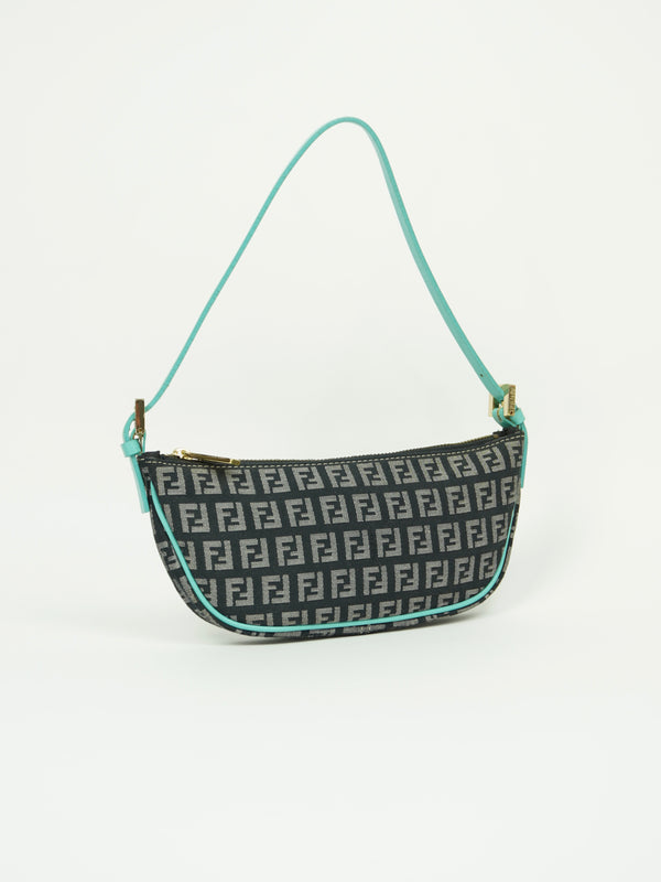 FENDI ZUCCA CRESCENT BAG