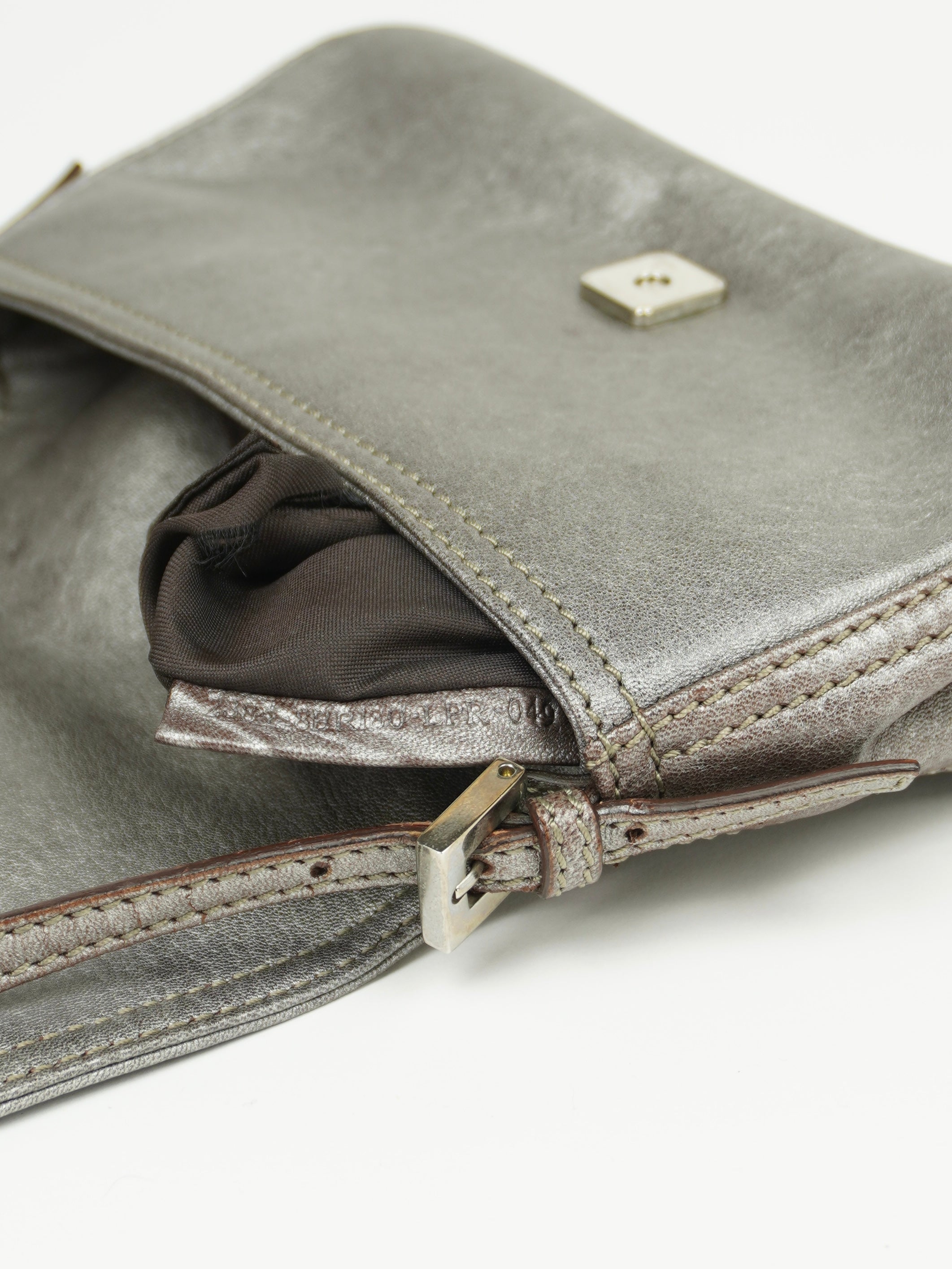 FENDI LEATHER BAGUETTE