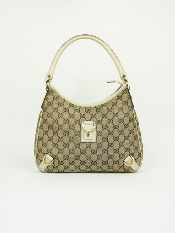 GUCCI MONOGRAM D RING BAG