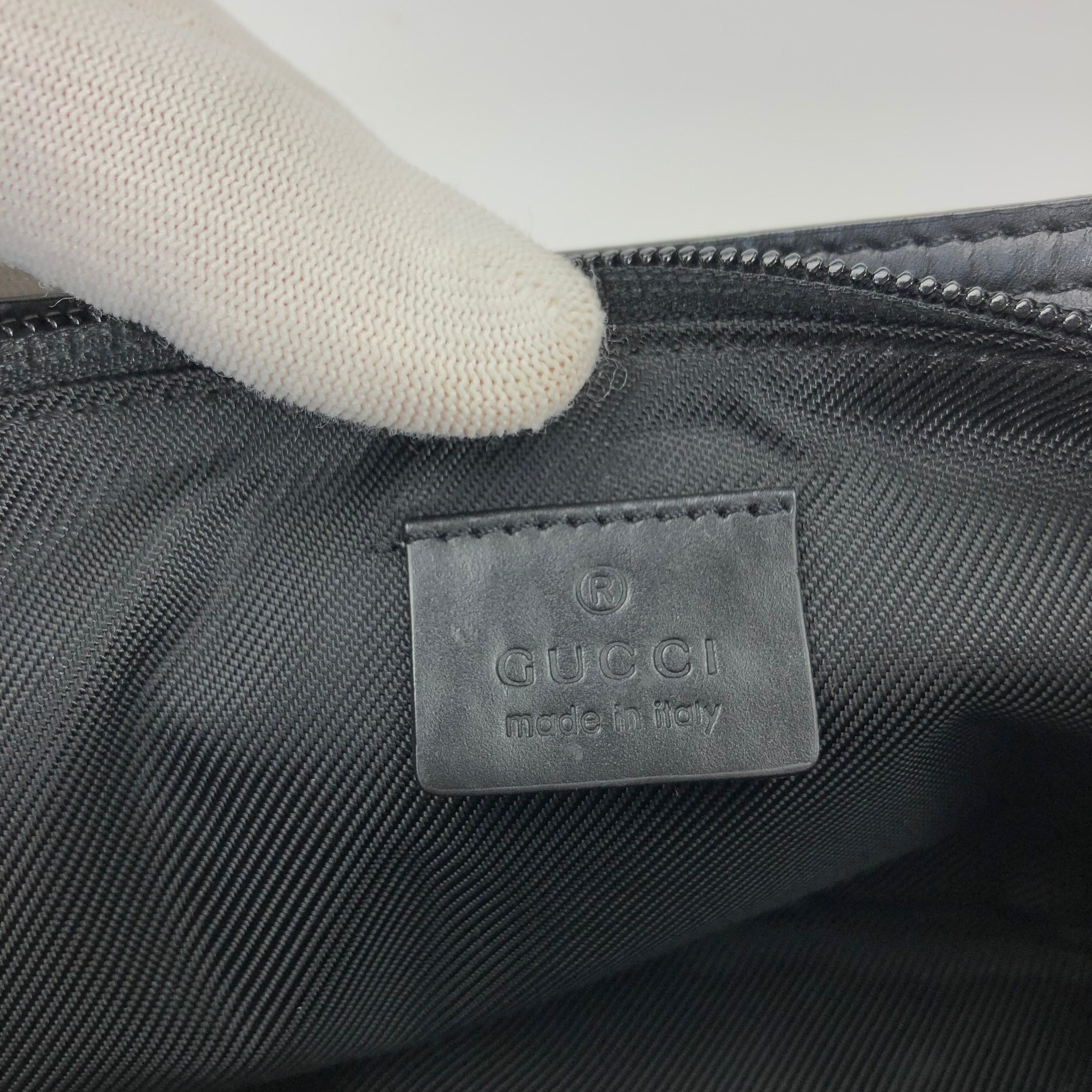 GUCCI MONOGRAM SHOULDER BAG