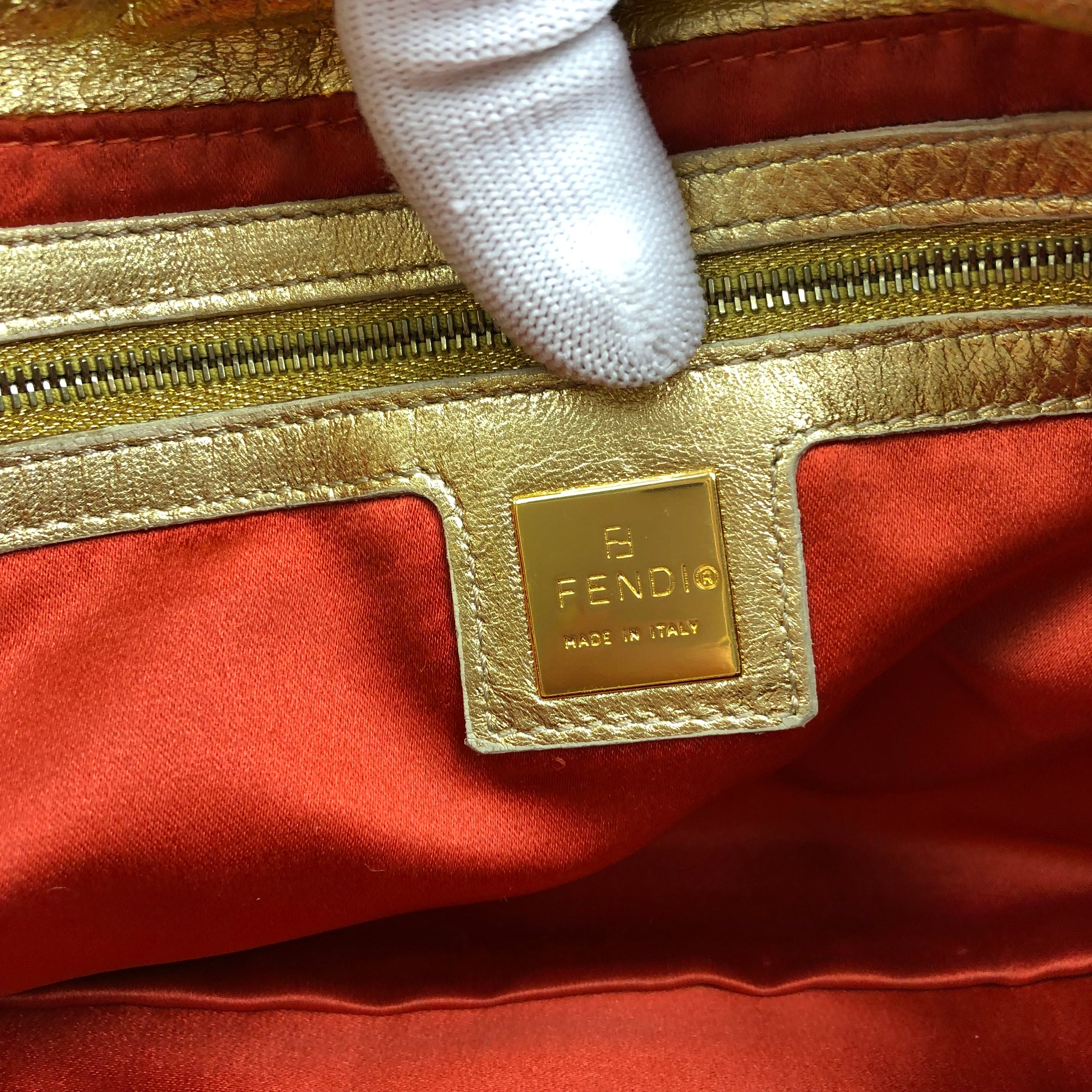 FENDI GOLD MAMA BAGUETTE