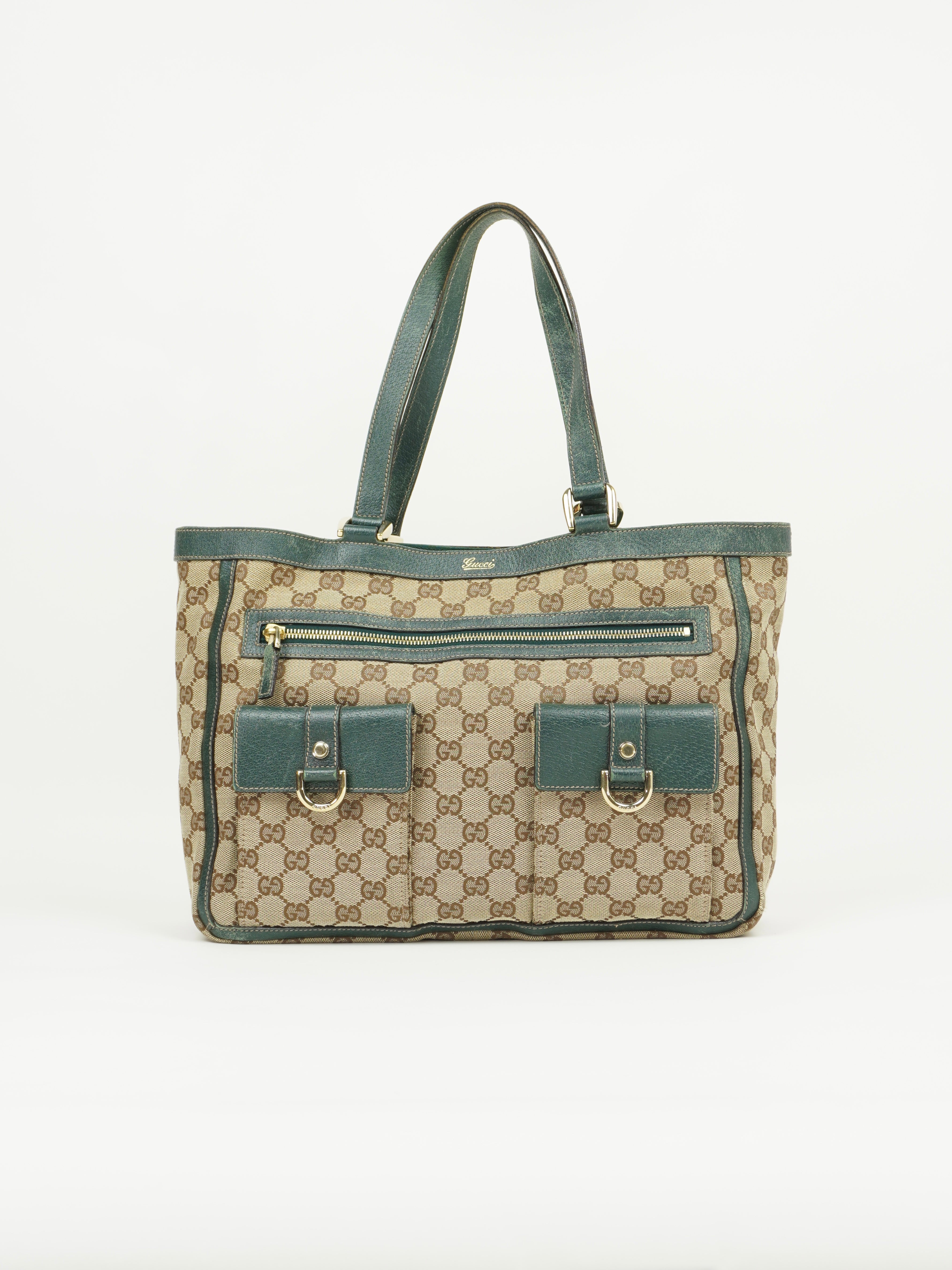 GUCCI MONOGRAM SHOULDER BAG