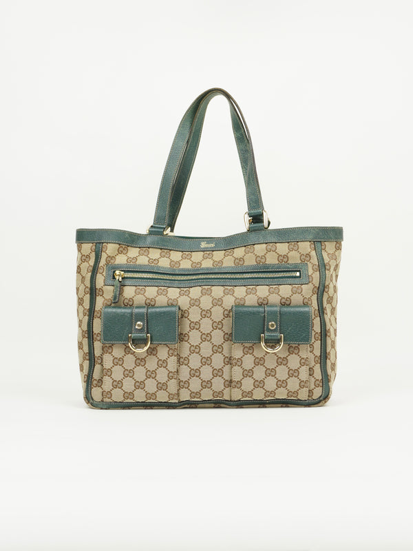 GUCCI MONOGRAM SHOULDER BAG